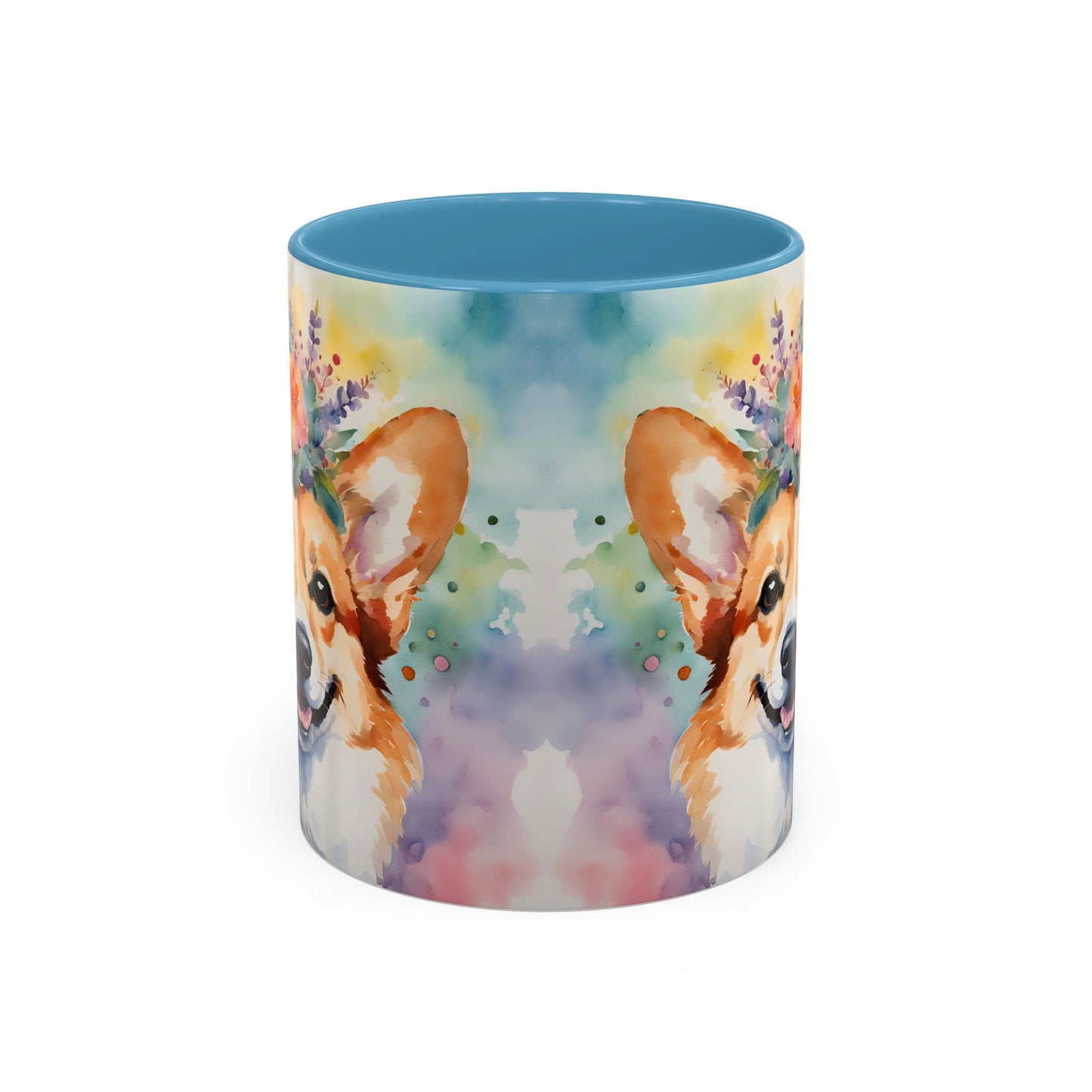 Corgi 04 Accent Coffee Mug - Dog Lover Gift