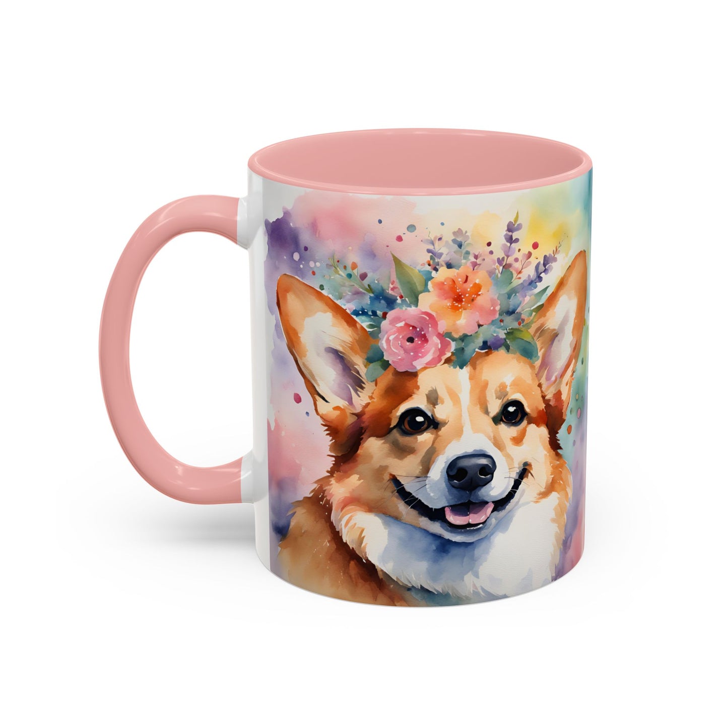 Corgi 04 Accent Coffee Mug - Dog Lover Gift