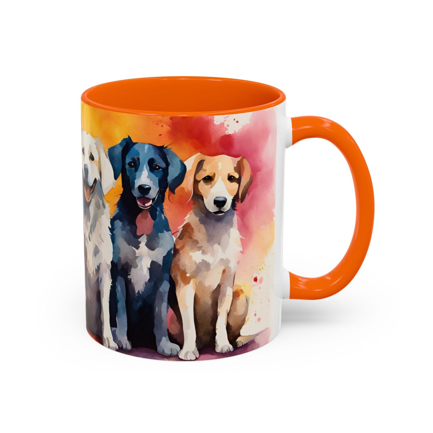 Multicoloured Doggies 07 Accent Mug 11oz