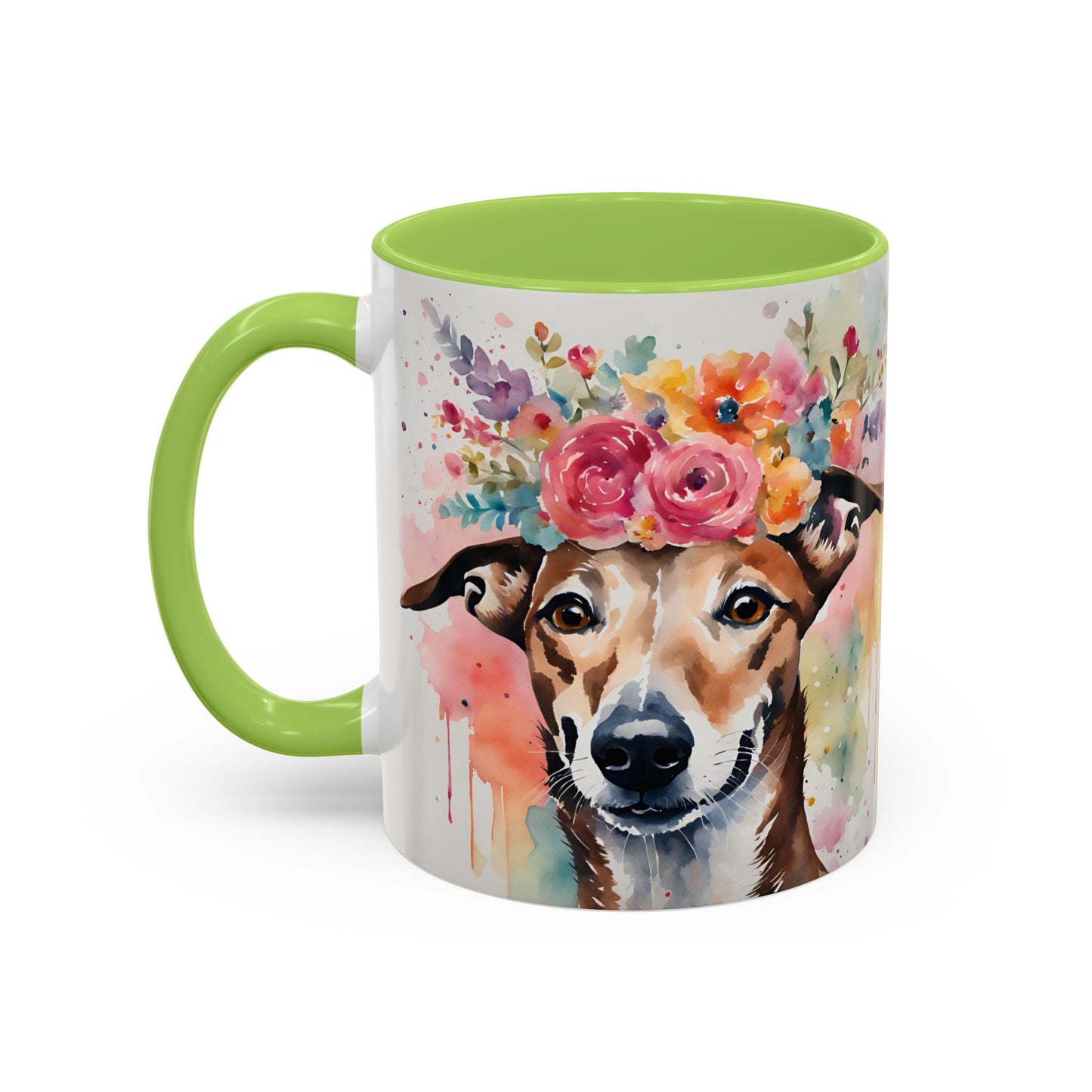 Greyhound 01 Accent Coffee Mug - Dog Lover Gift
