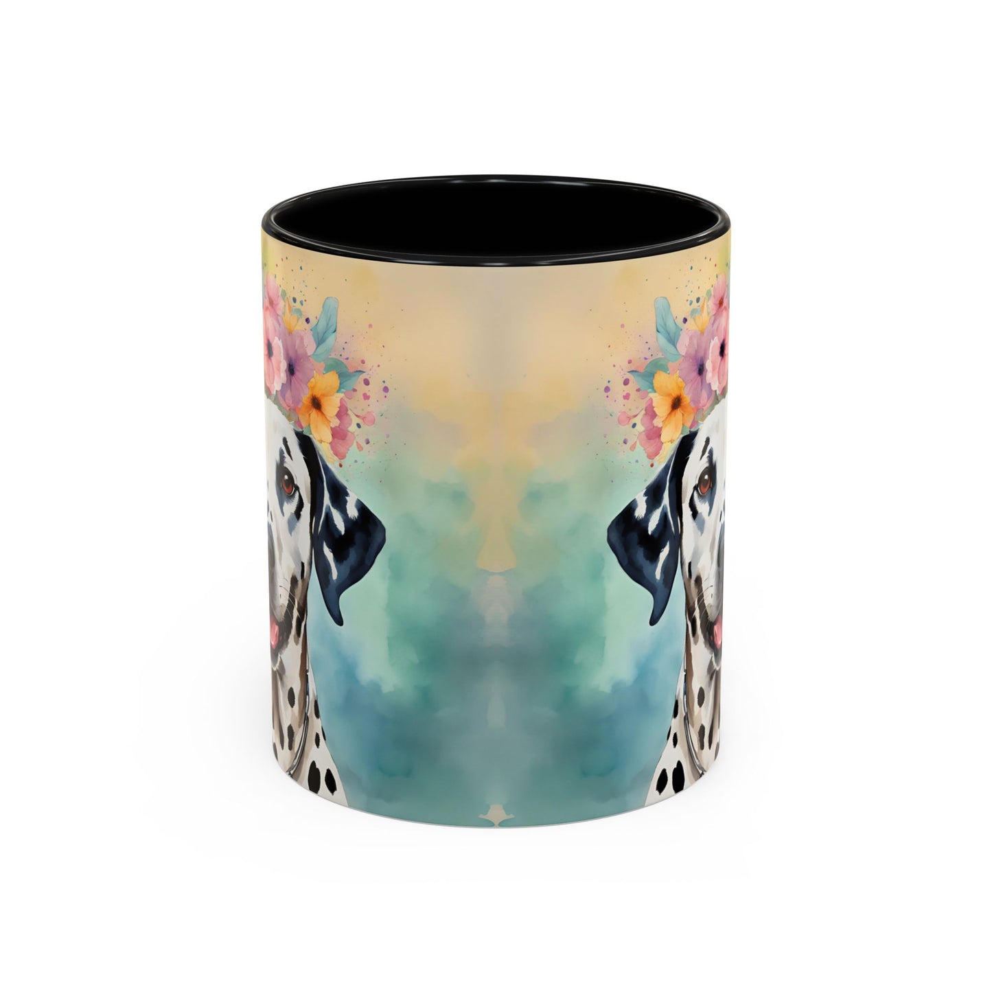 Dalmatian 01 Accent Coffee Mug - Dog Lover Gift