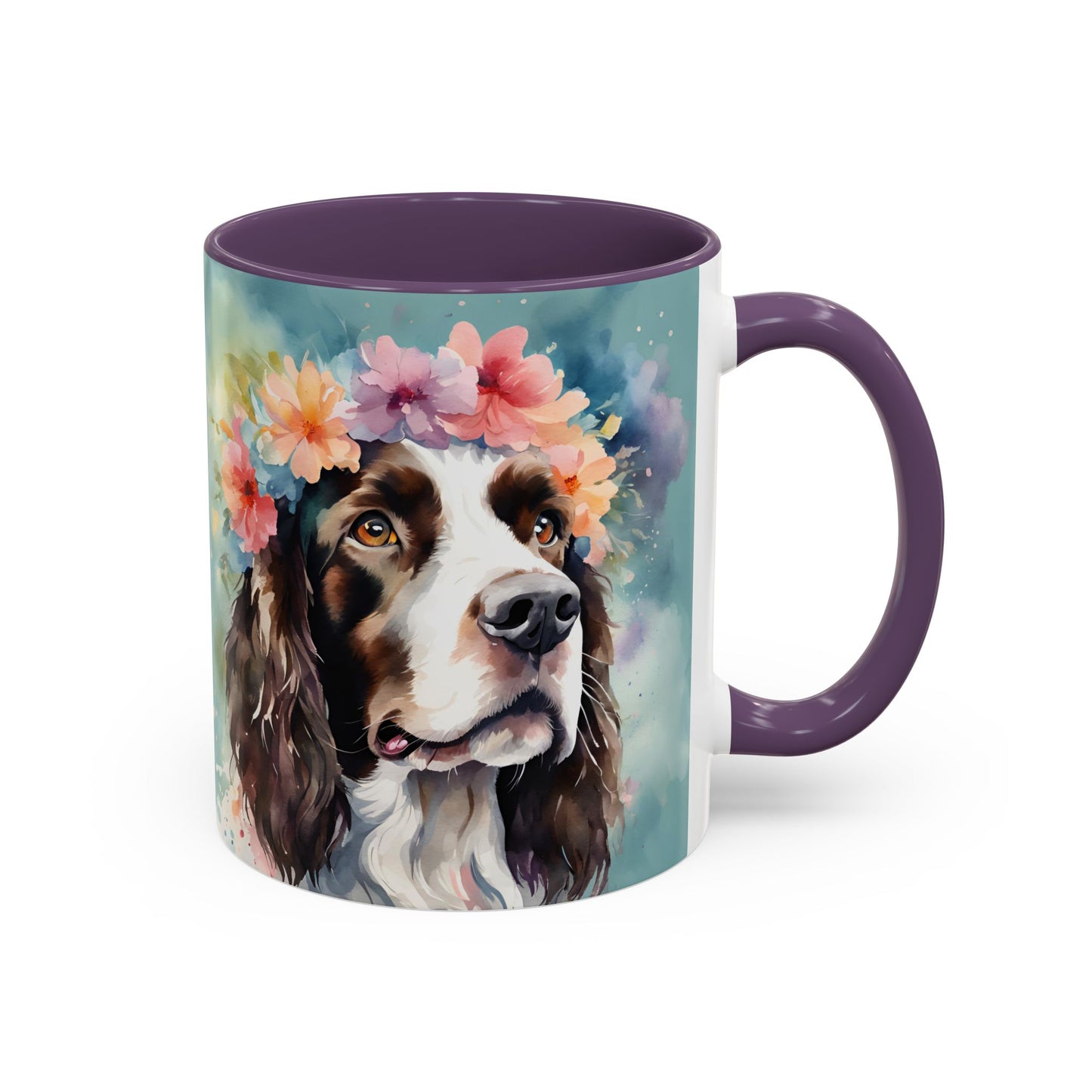 Springer Spaniel 04 Accent Coffee Mug - Dog Lover Gift