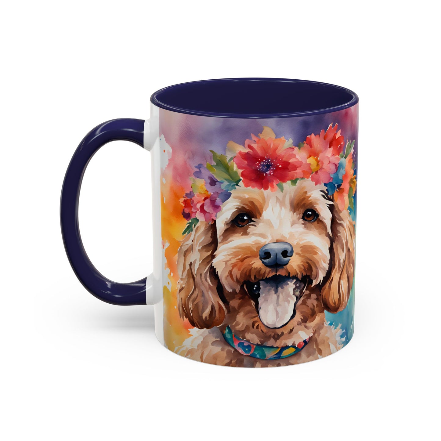 Cockapoo 05 Accent Coffee Mug - Dog Lover Gift