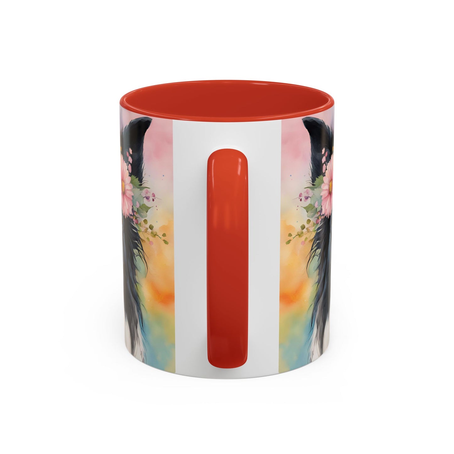 Border Collie 03 Accent Coffee Mug - Dog Lover Gift