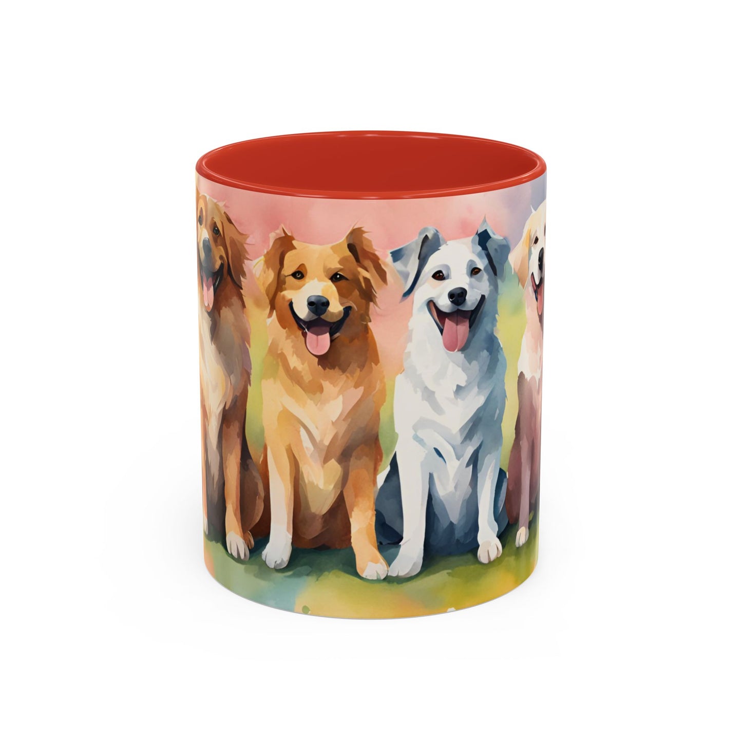 Multicoloured Doggies 08 Accent Mug 11oz