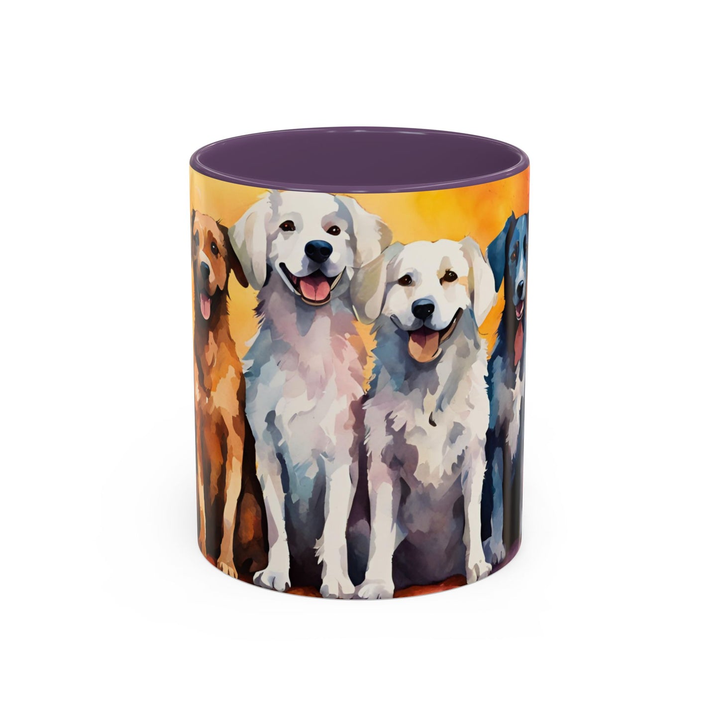 Multicoloured Doggies 07 Accent Mug 11oz