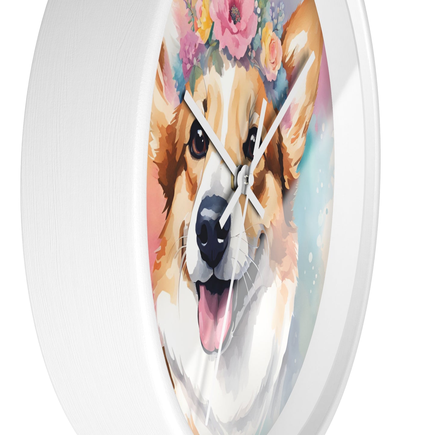 Corgi 01 Dog Wall Clock