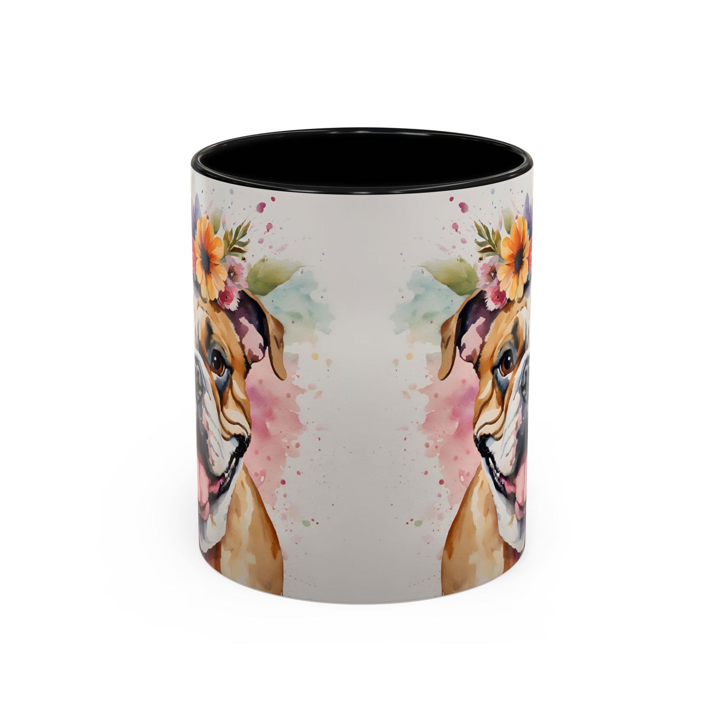 British Bulldog 03 Accent Coffee Mug - Dog Lover Gift