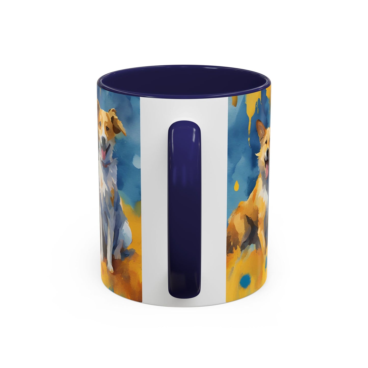 Multicolored Doggies 01 Accent Mug 11oz