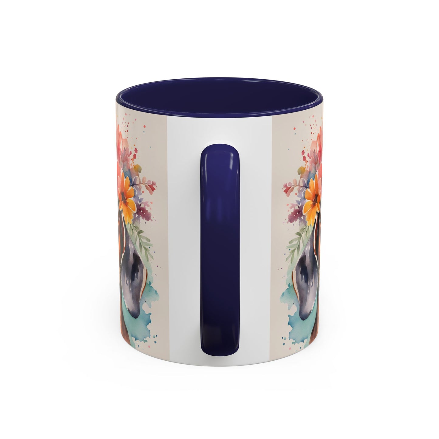 Dachshund 01 Accent Coffee Mug - Dog Lover Gift