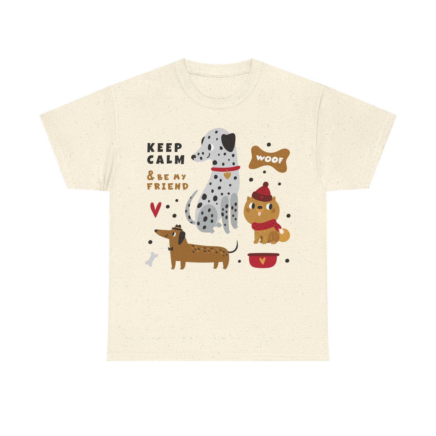 Keep Calm And Be My Friend Unisex Heavy Cotton Tee