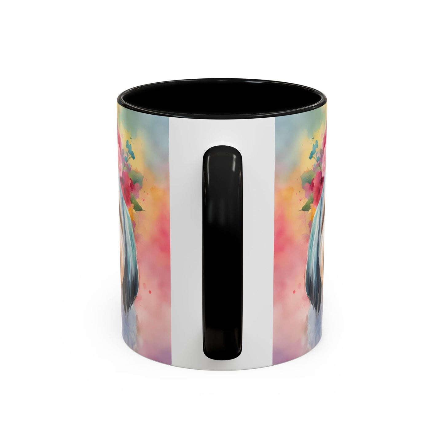 Shih Tzu 01 Accent Coffee Mug - Dog Lover Gift