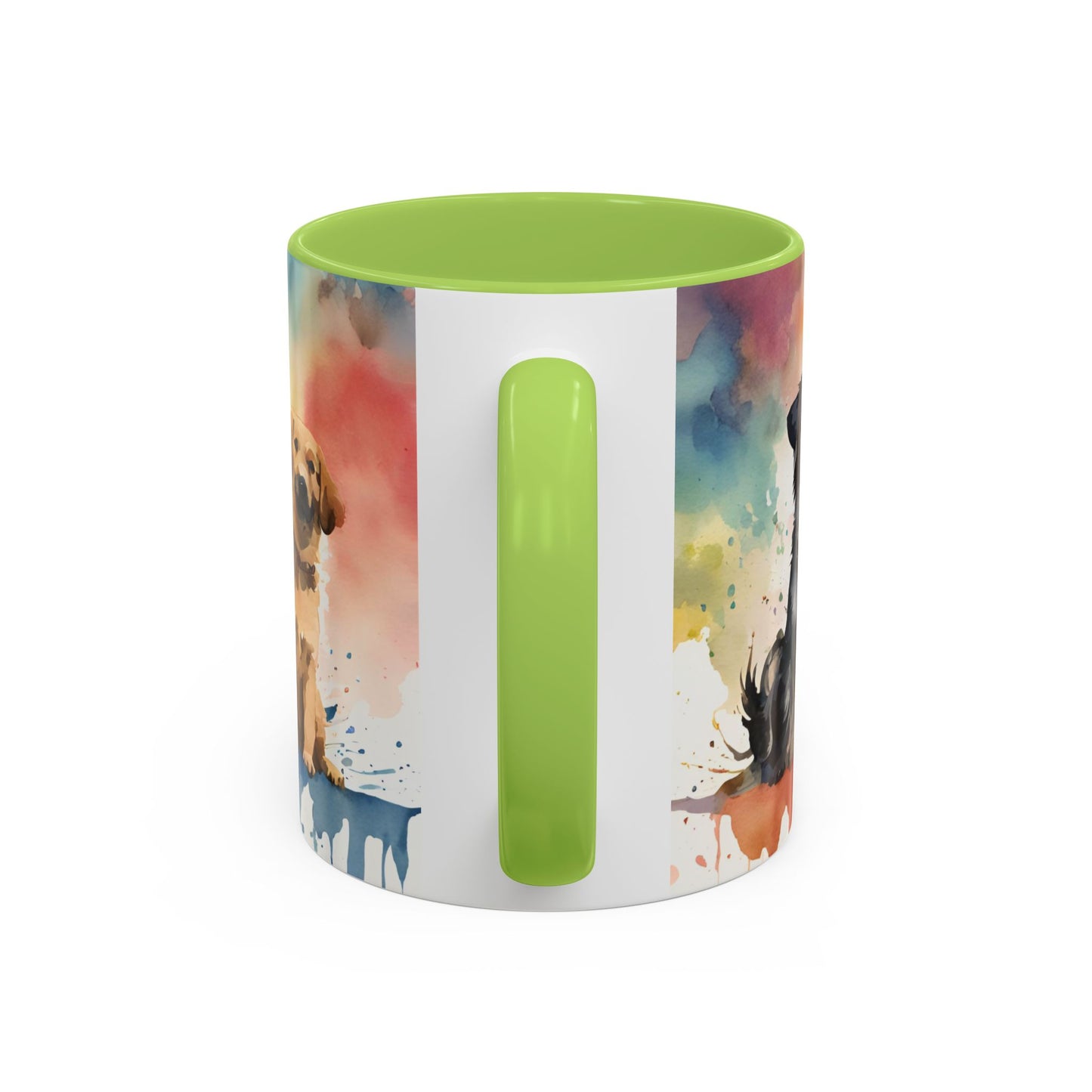 Multicoloured Doggies 02 Accent Mug 11oz