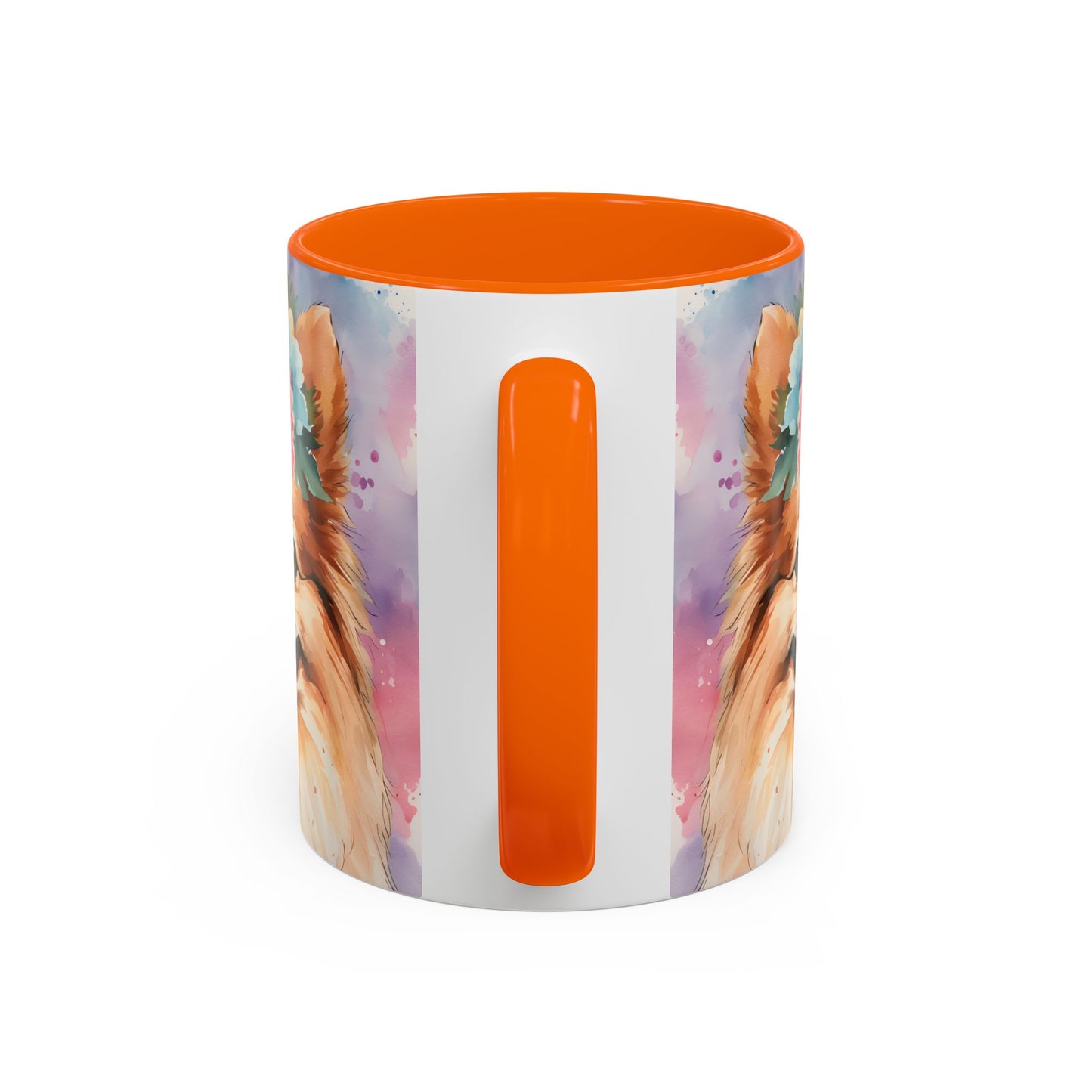 Pomeranian 01 Accent Coffee Mug - Dog Lover Gift