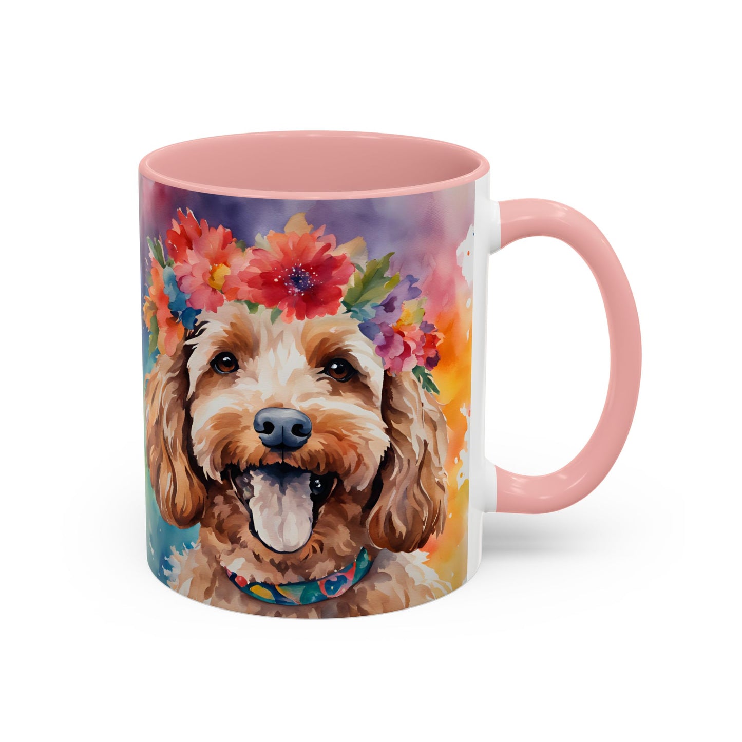 Cockapoo 05 Accent Coffee Mug - Dog Lover Gift