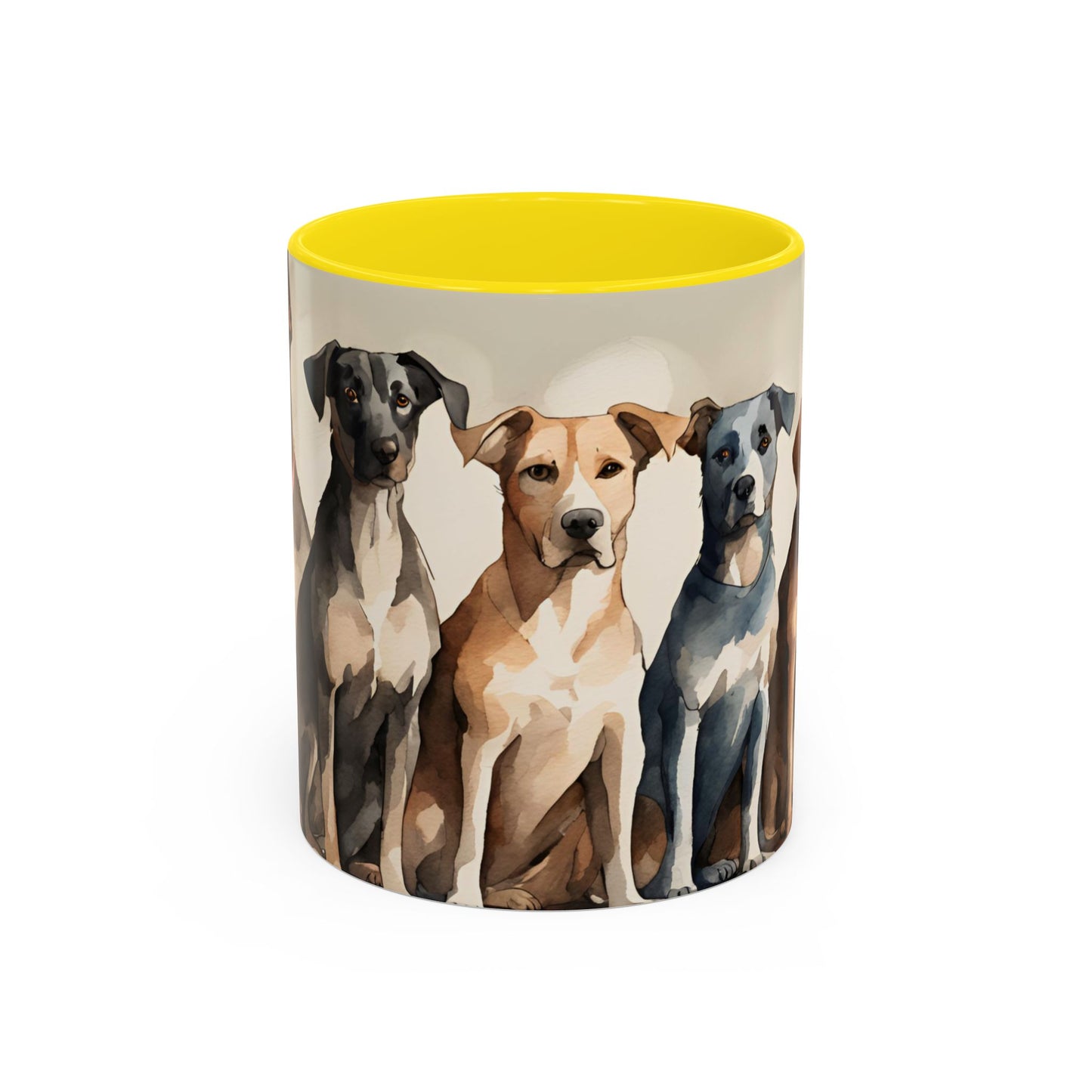 Doggies in a Row 04 Accent Mug 11oz