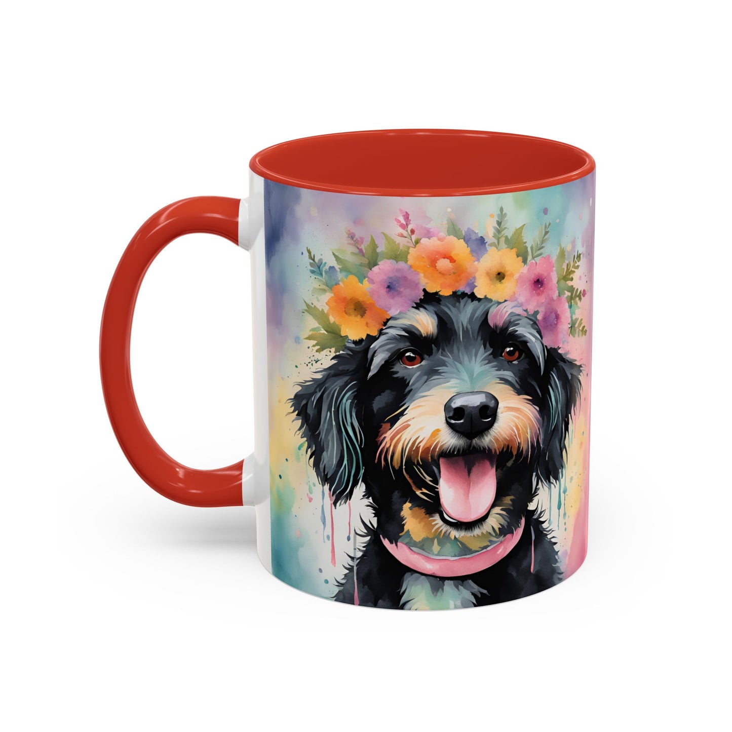 Eddy 02 Accent Coffee Mug - Dog Lover Gift