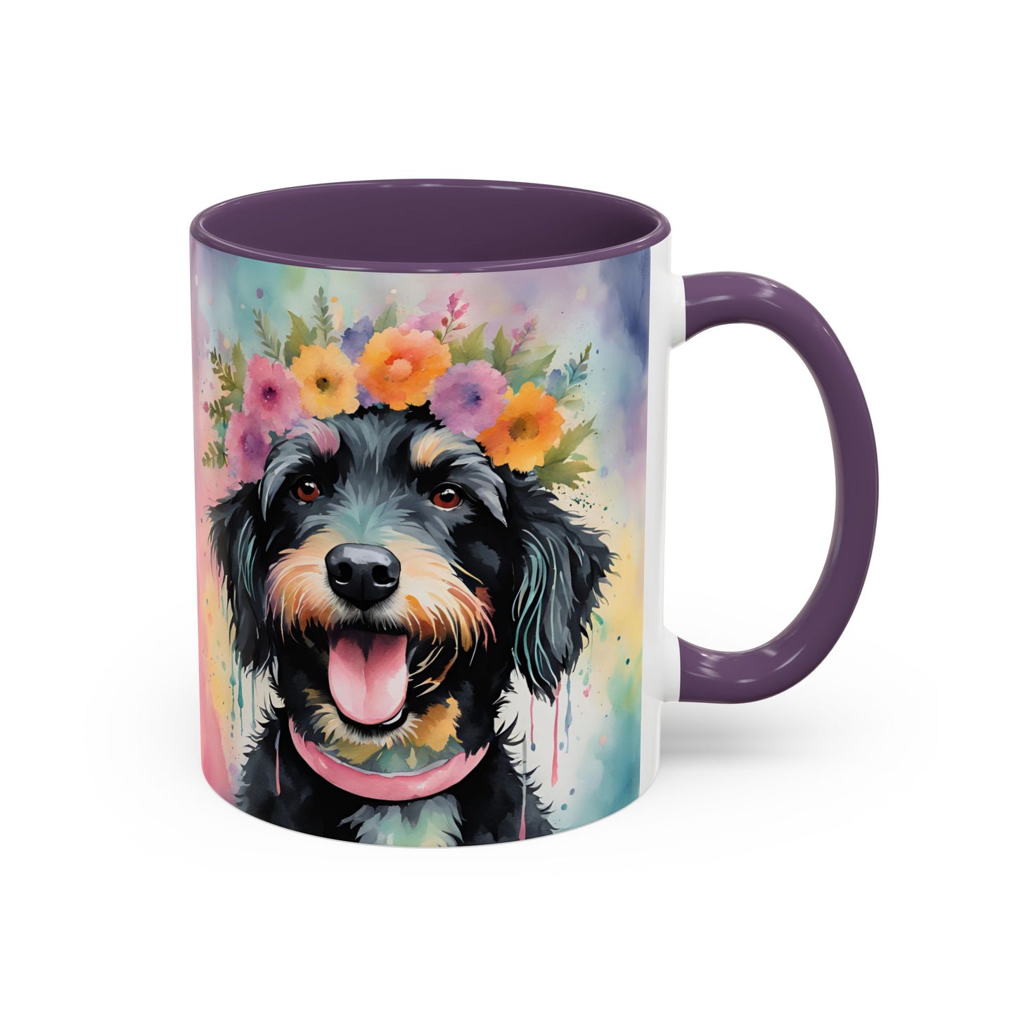 Eddy 02 Accent Coffee Mug - Dog Lover Gift
