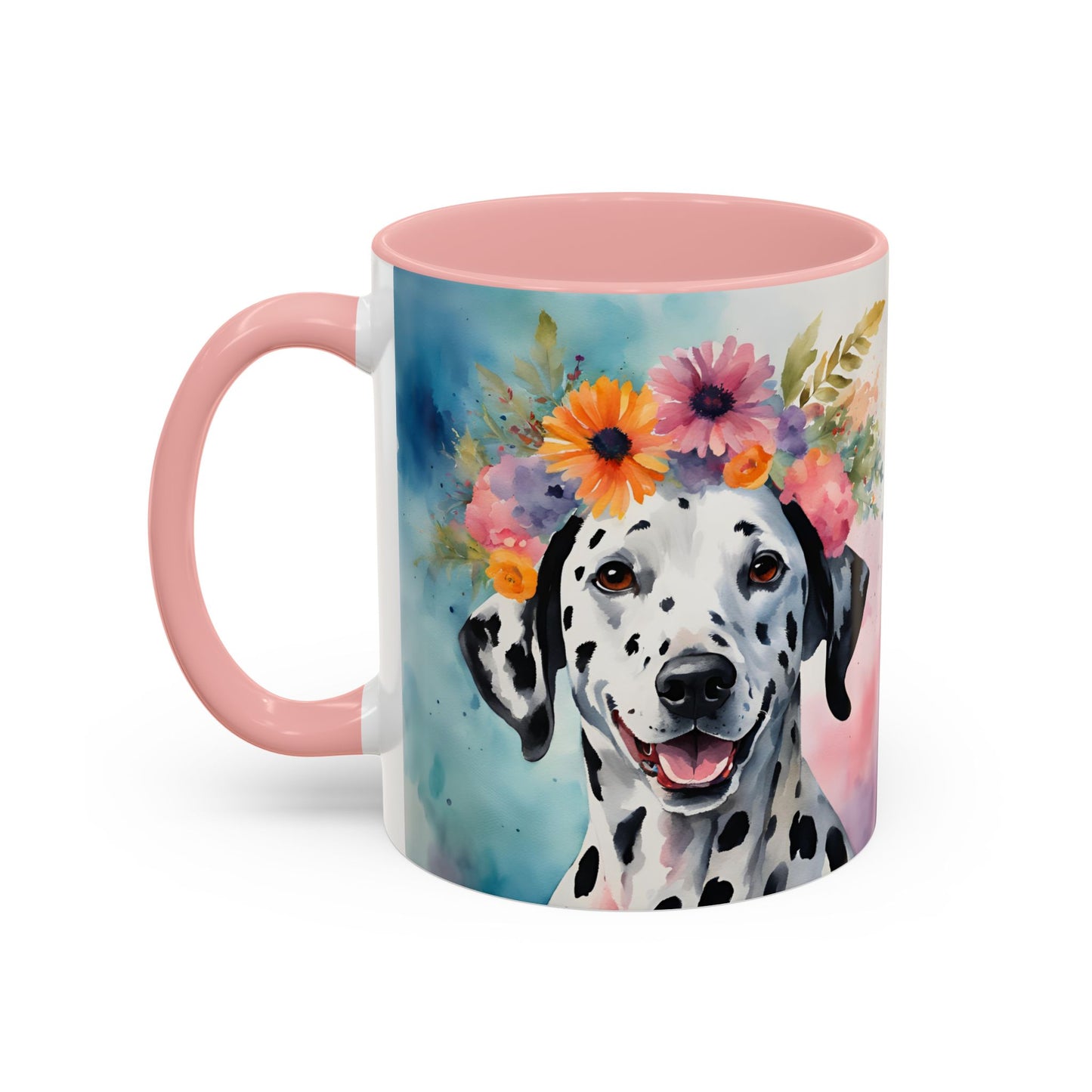 Dalmatian 03 Accent Coffee Mug - Dog Lover Gift