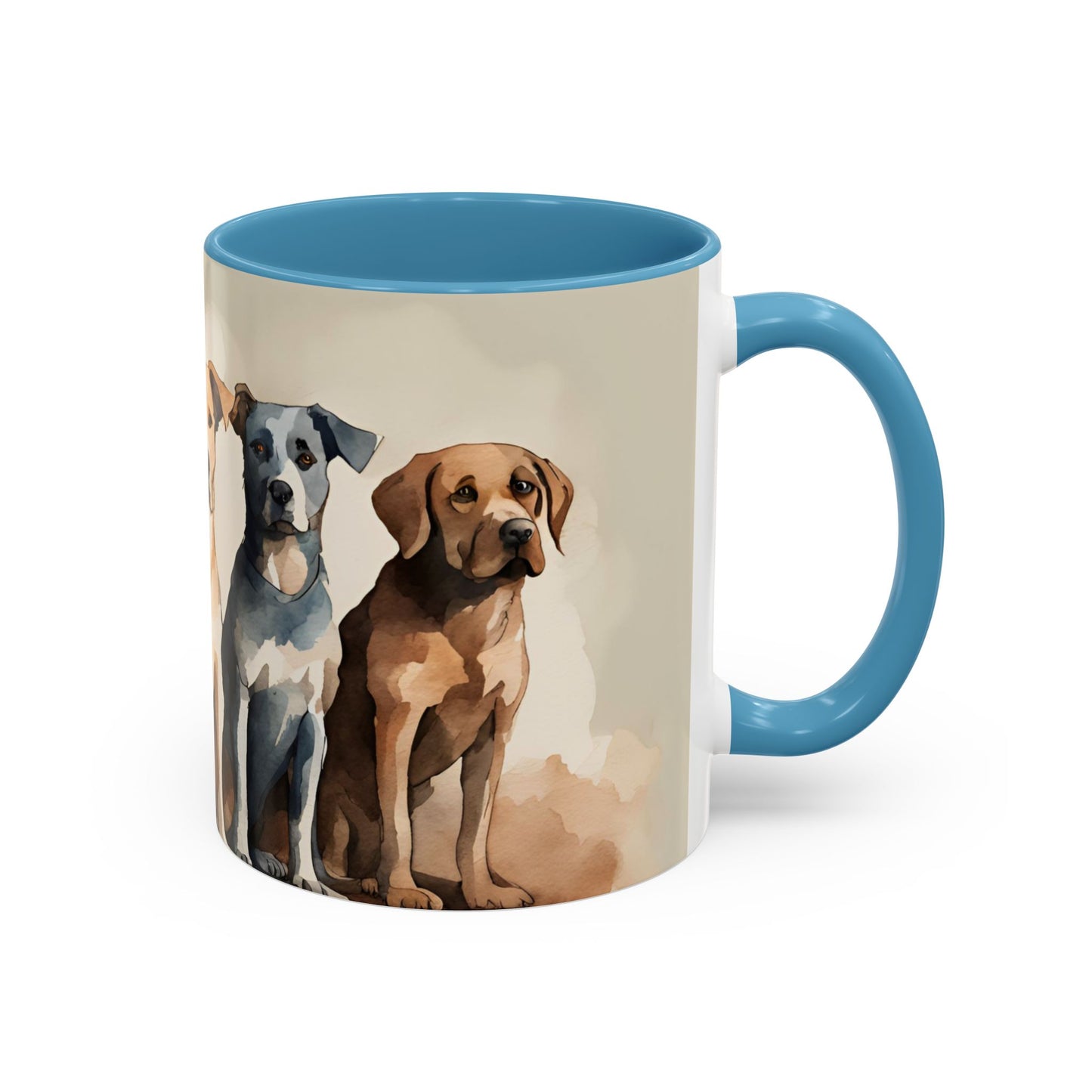 Doggies in a Row 04 Accent Mug 11oz