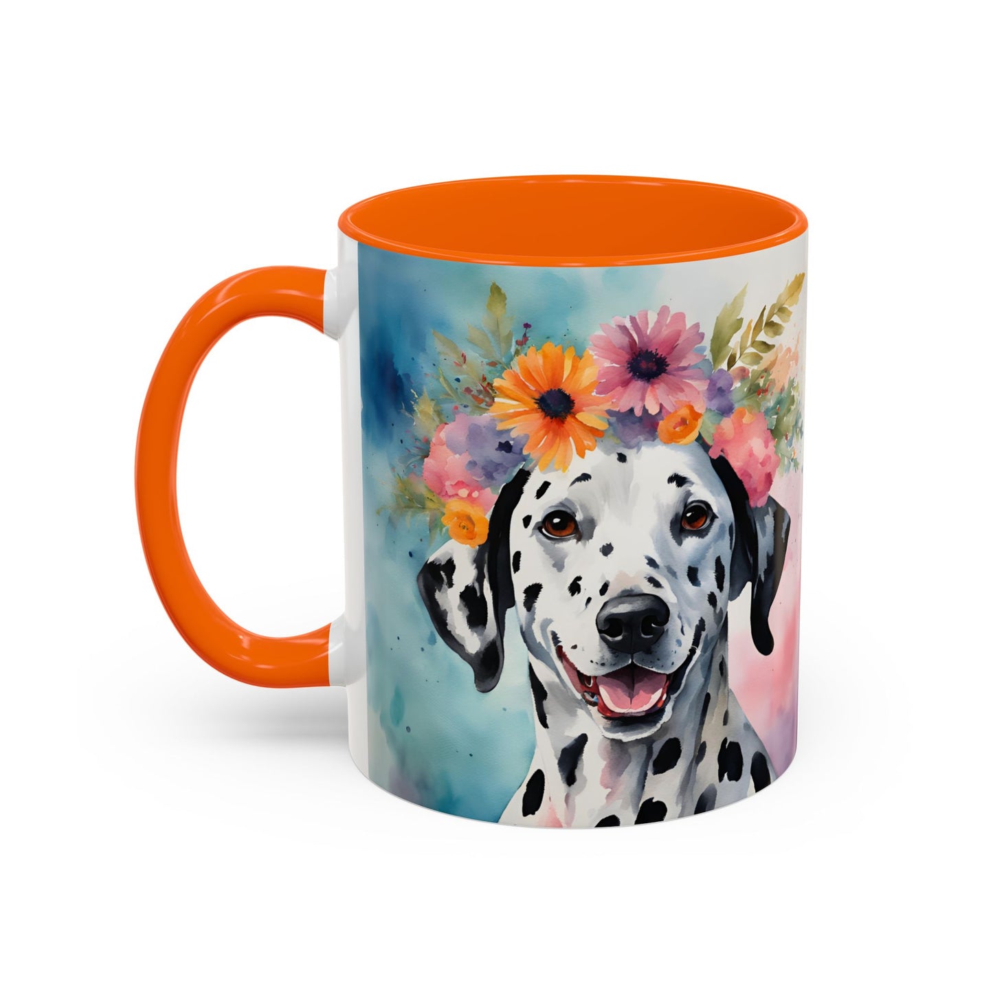 Dalmatian 03 Accent Coffee Mug - Dog Lover Gift
