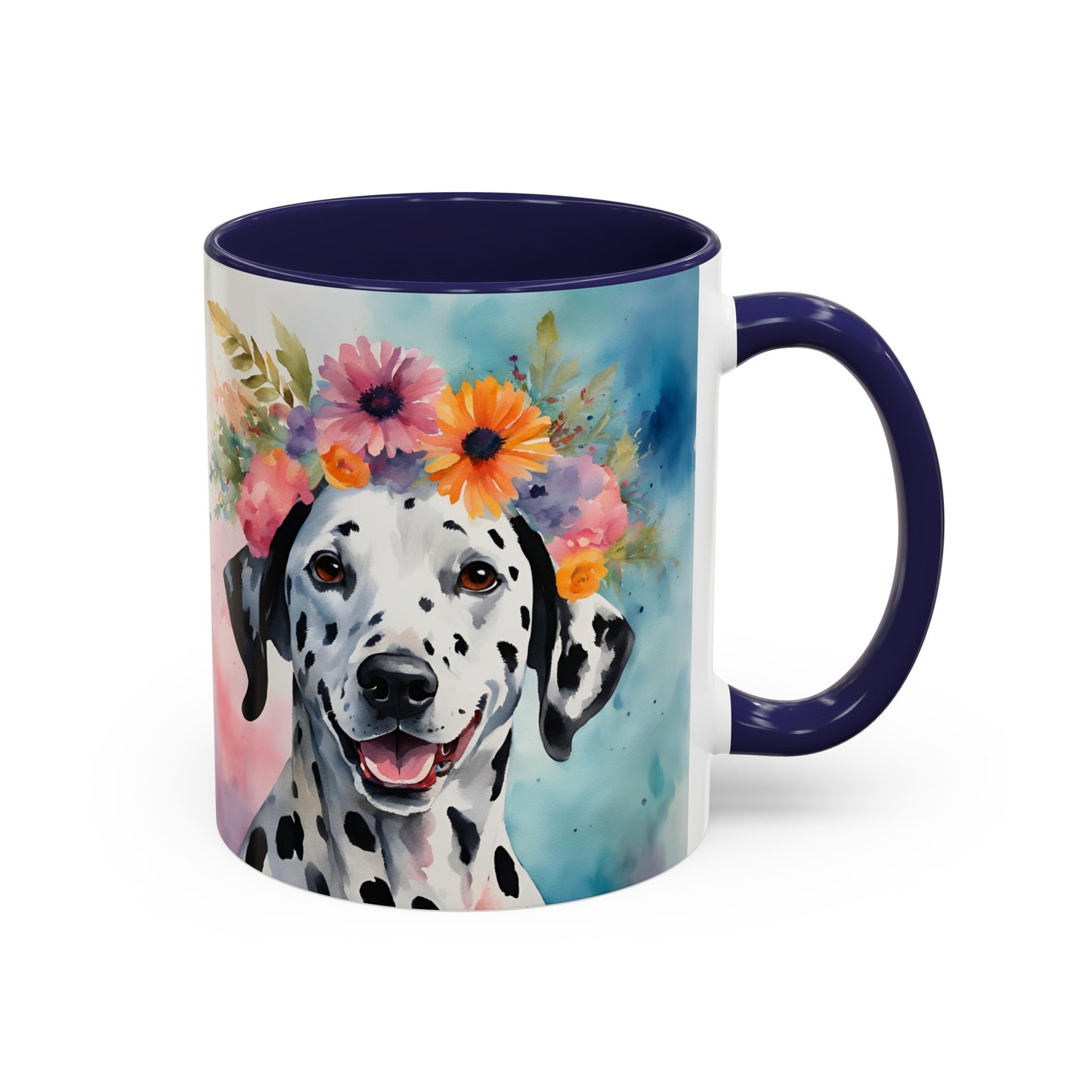Dalmatian 03 Accent Coffee Mug - Dog Lover Gift