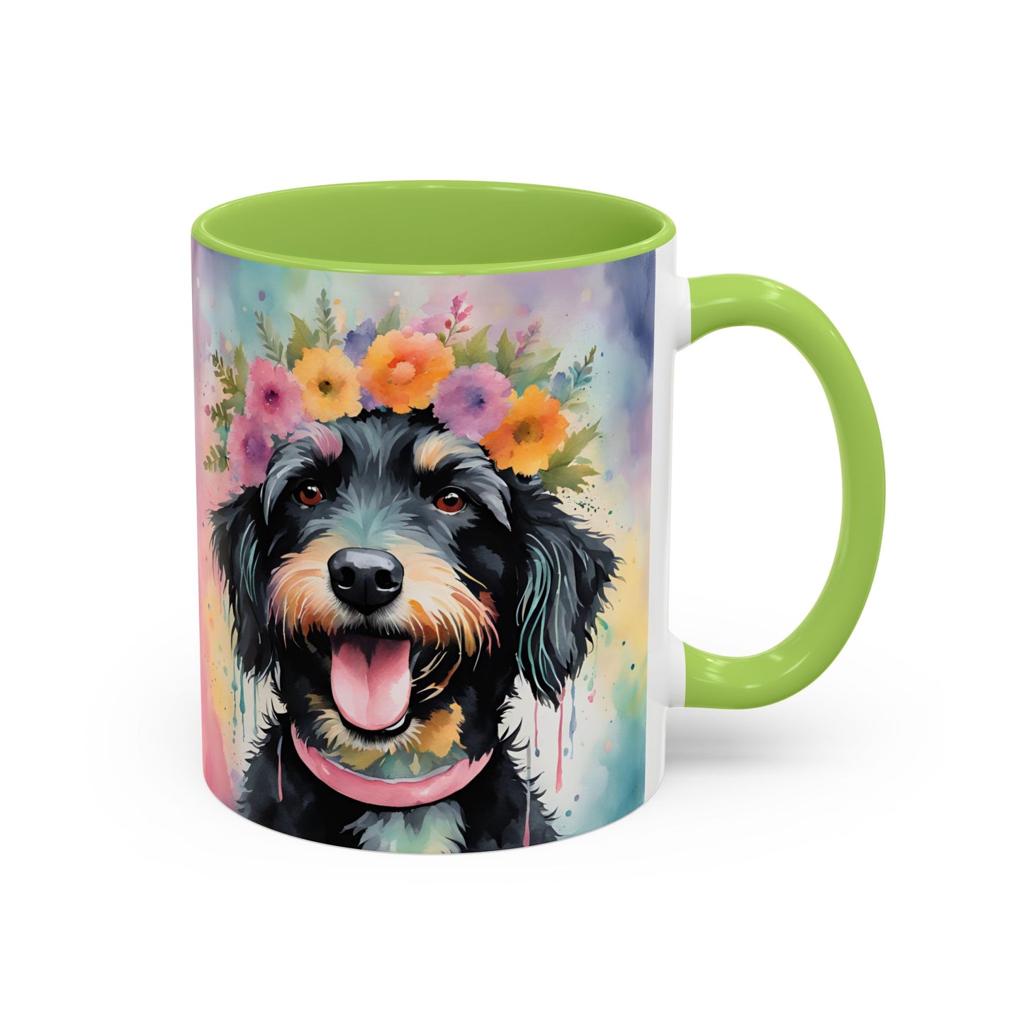 Eddy 02 Accent Coffee Mug - Dog Lover Gift