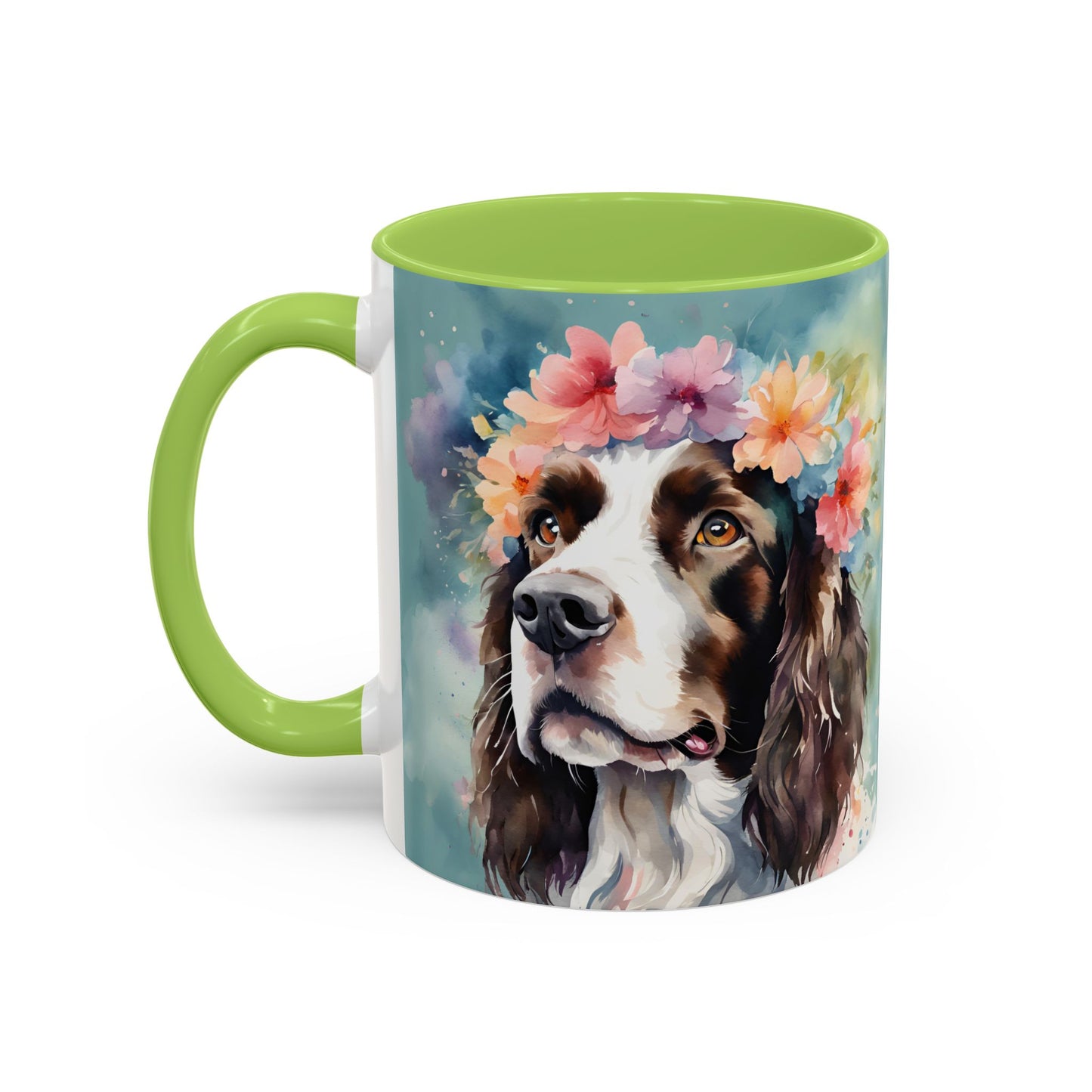 Springer Spaniel 04 Accent Coffee Mug - Dog Lover Gift