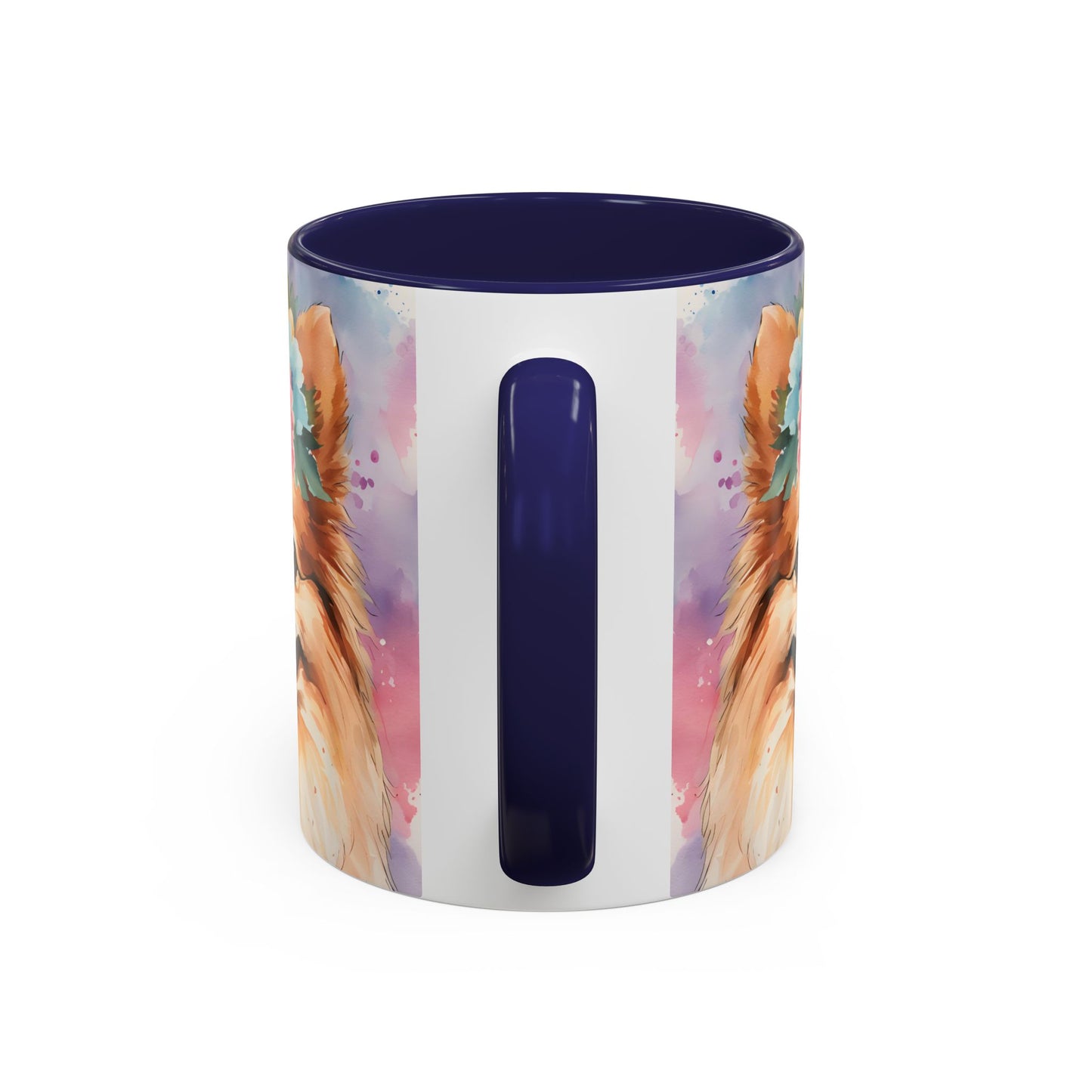 Pomeranian 01 Accent Coffee Mug - Dog Lover Gift