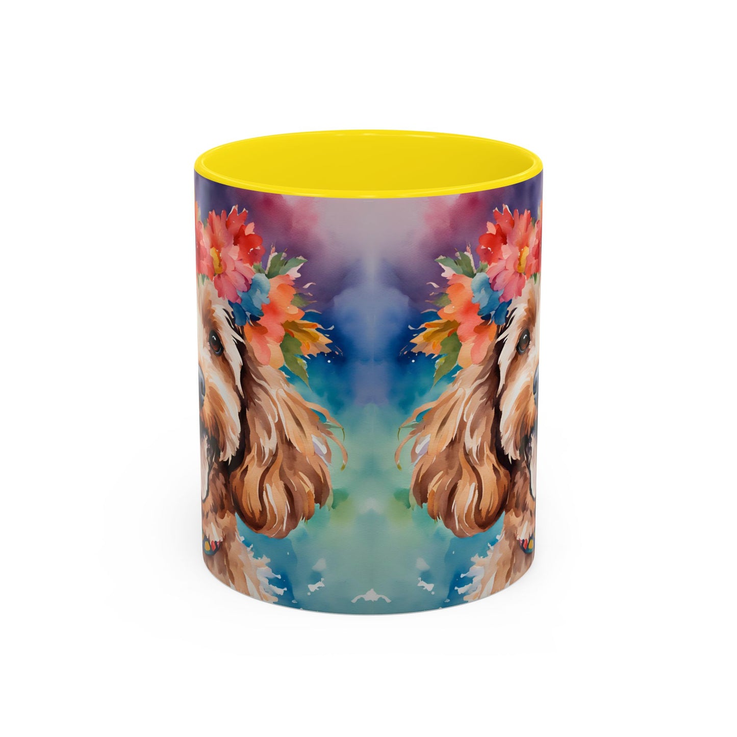 Cockapoo 05 Accent Coffee Mug - Dog Lover Gift