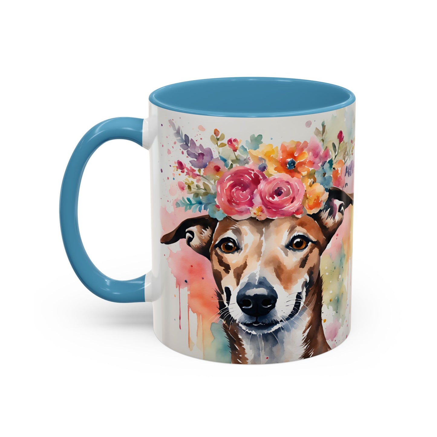 Greyhound 01 Accent Coffee Mug - Dog Lover Gift