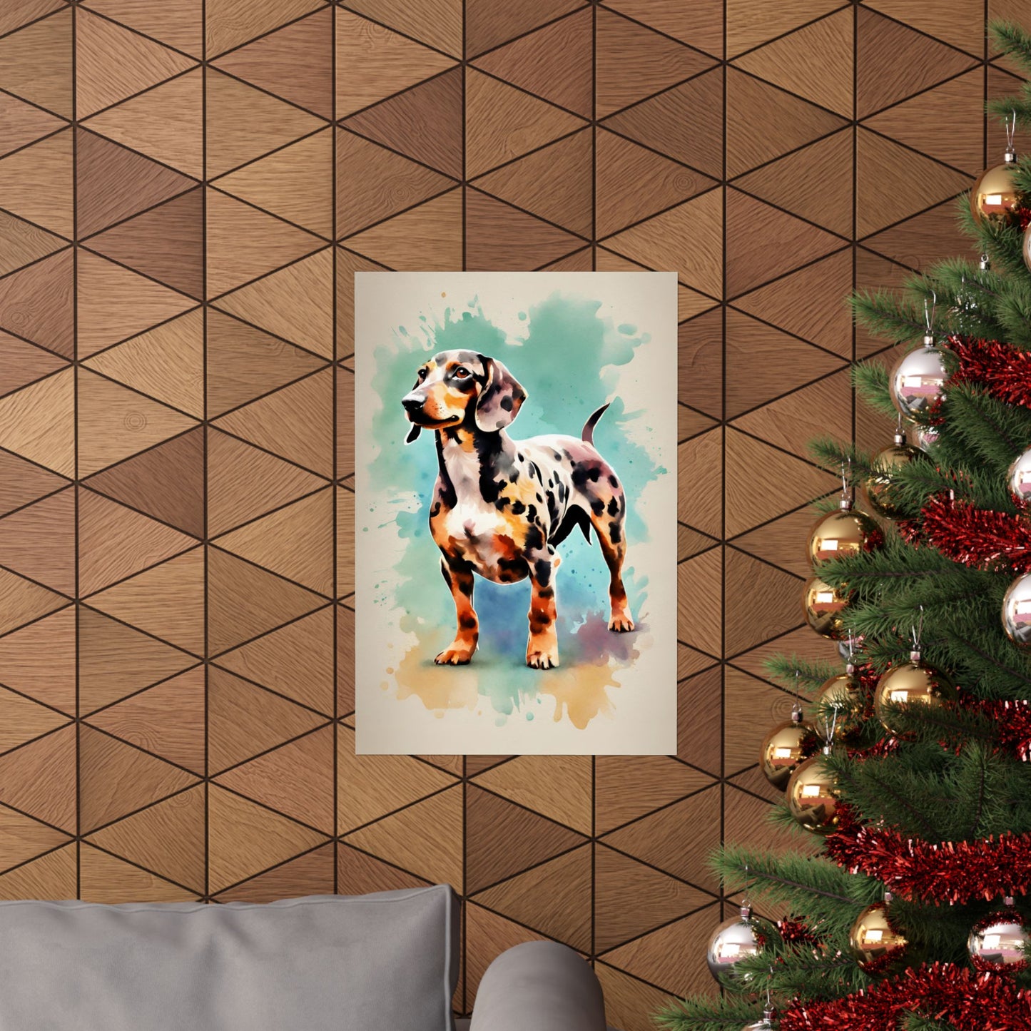 Dogs Dachshund 04 Matte Vertical Poster