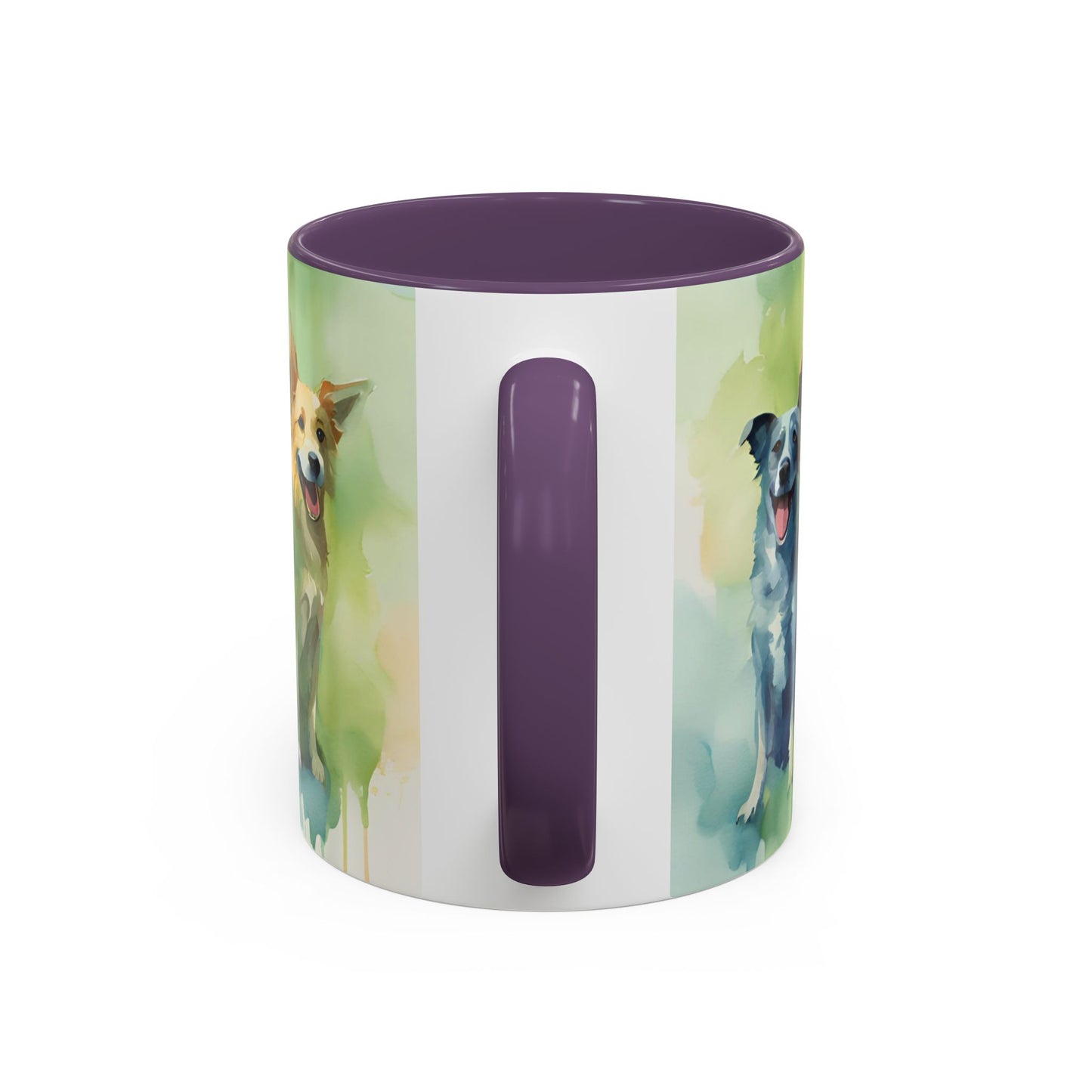 Multicoloured Doggies 10 Accent Mug 11oz