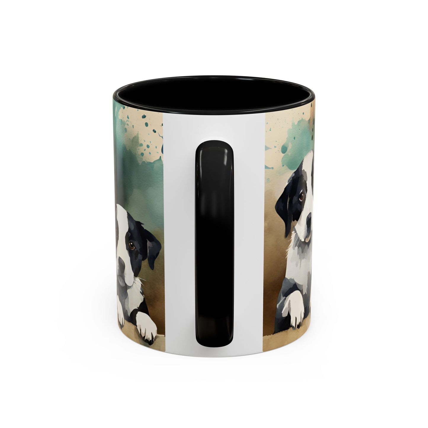 Multicoloured Doggies 12 Accent Mug 11oz