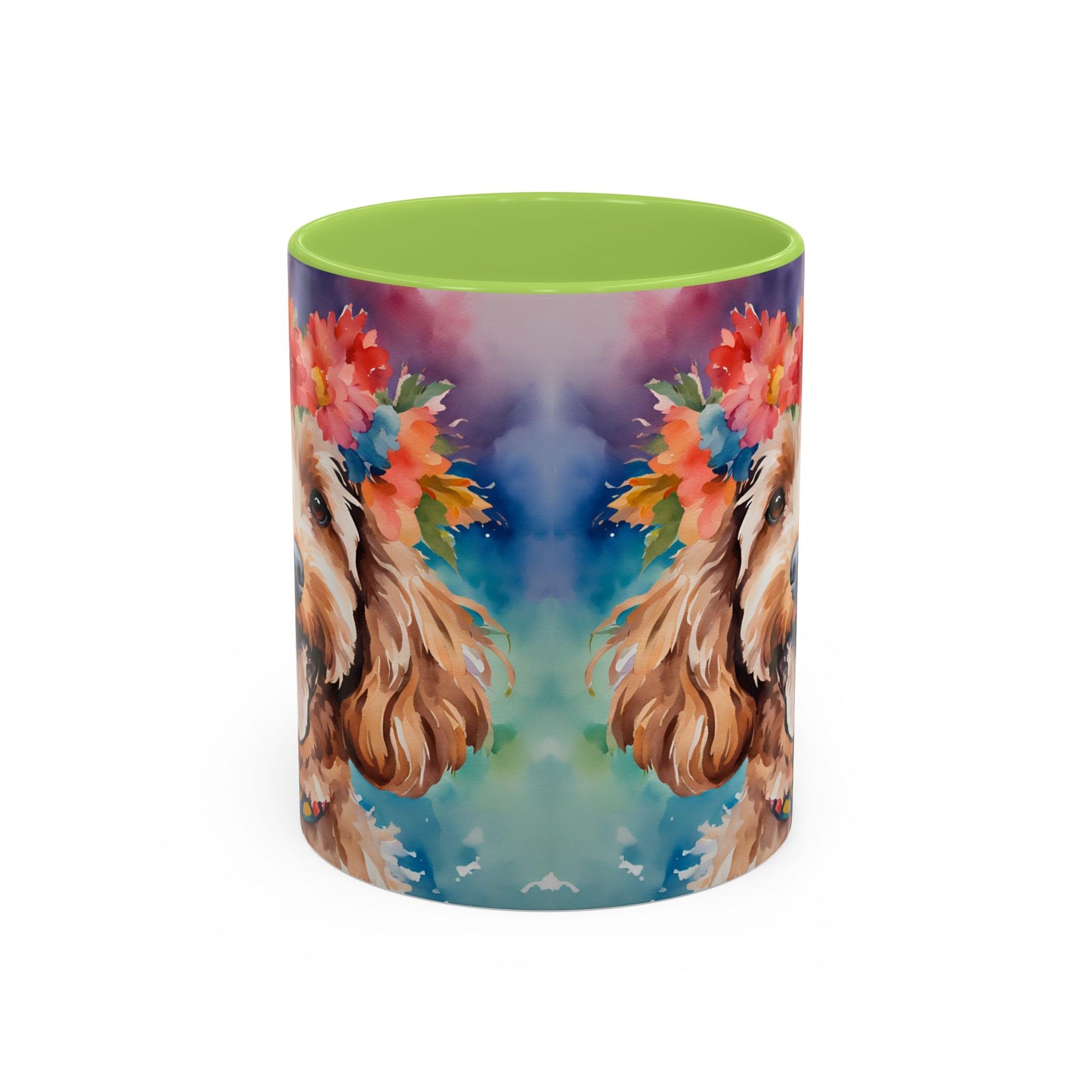 Cockapoo 05 Accent Coffee Mug - Dog Lover Gift