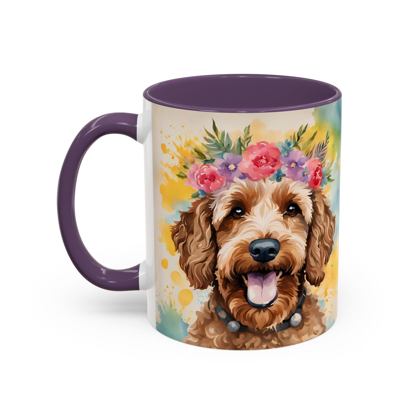 Cockapoo 04 Accent Coffee Mug - Dog Lover Gift