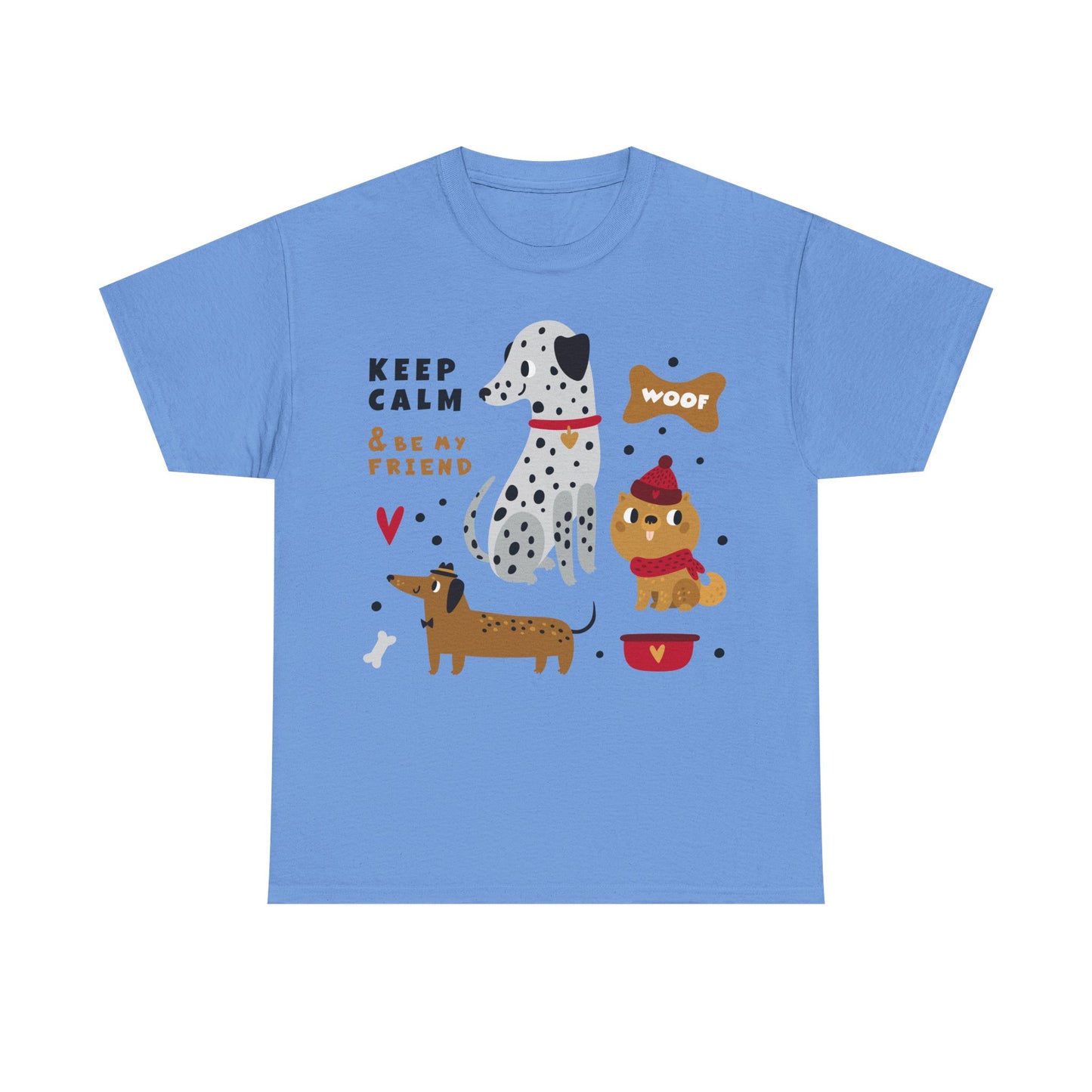 Keep Calm And Be My Friend Unisex Heavy Cotton Tee