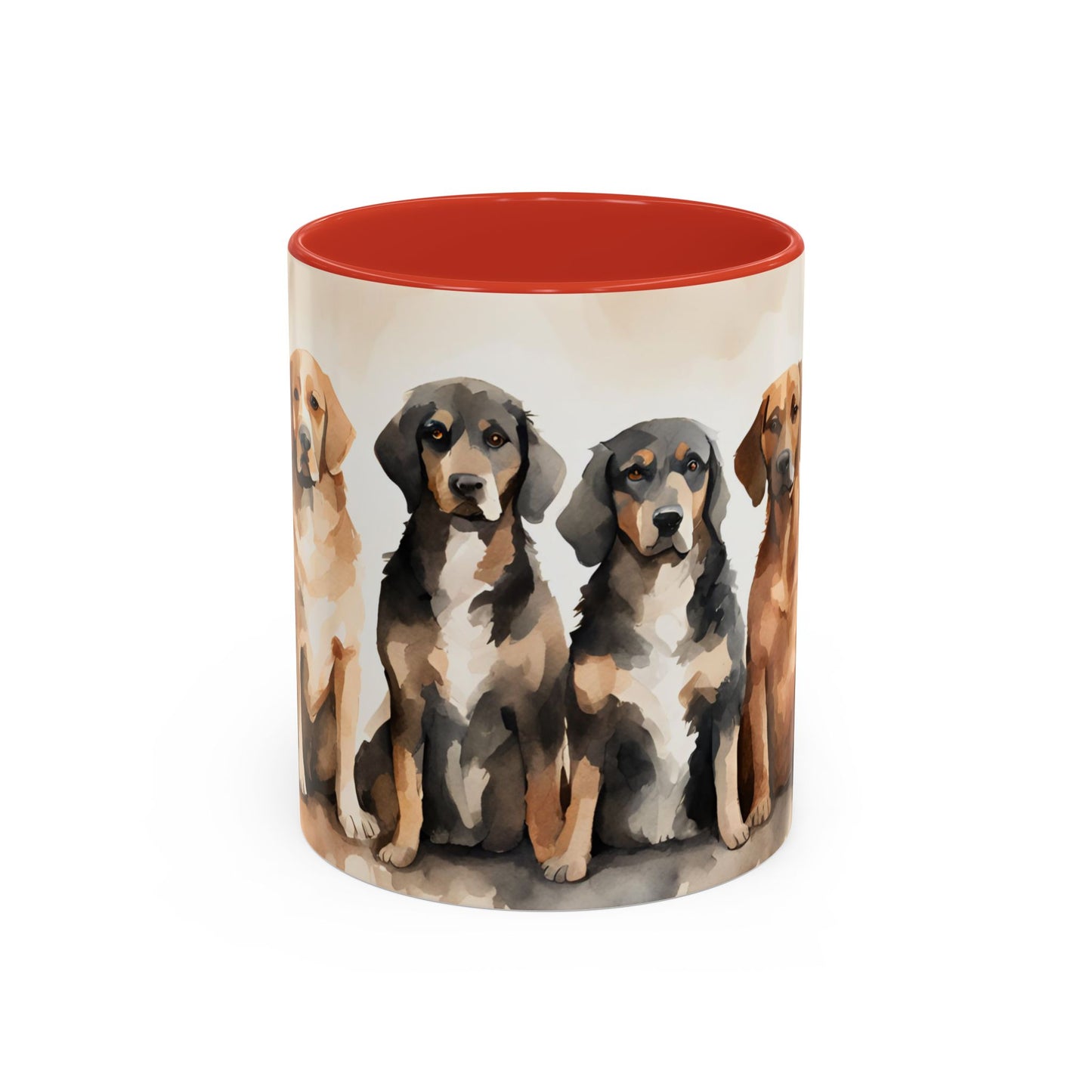 Doggies in a Row 02 Accent Mug 11oz