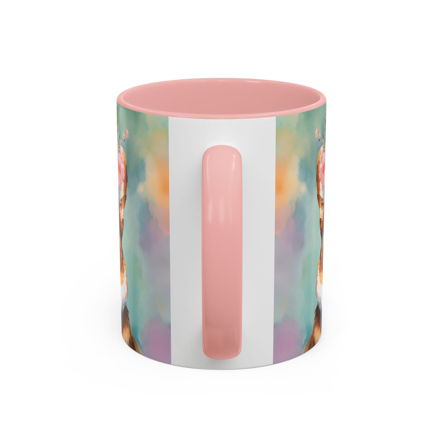 Corgi 01 Accent Coffee Mug - Dog Lover Gift