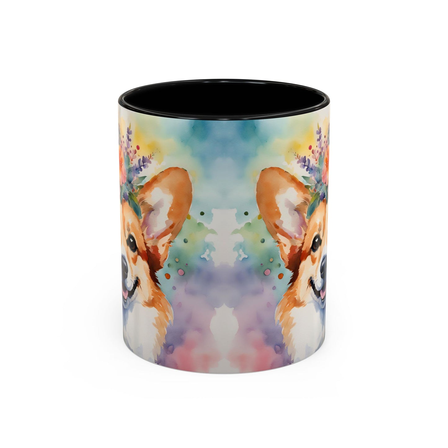 Corgi 04 Accent Coffee Mug - Dog Lover Gift