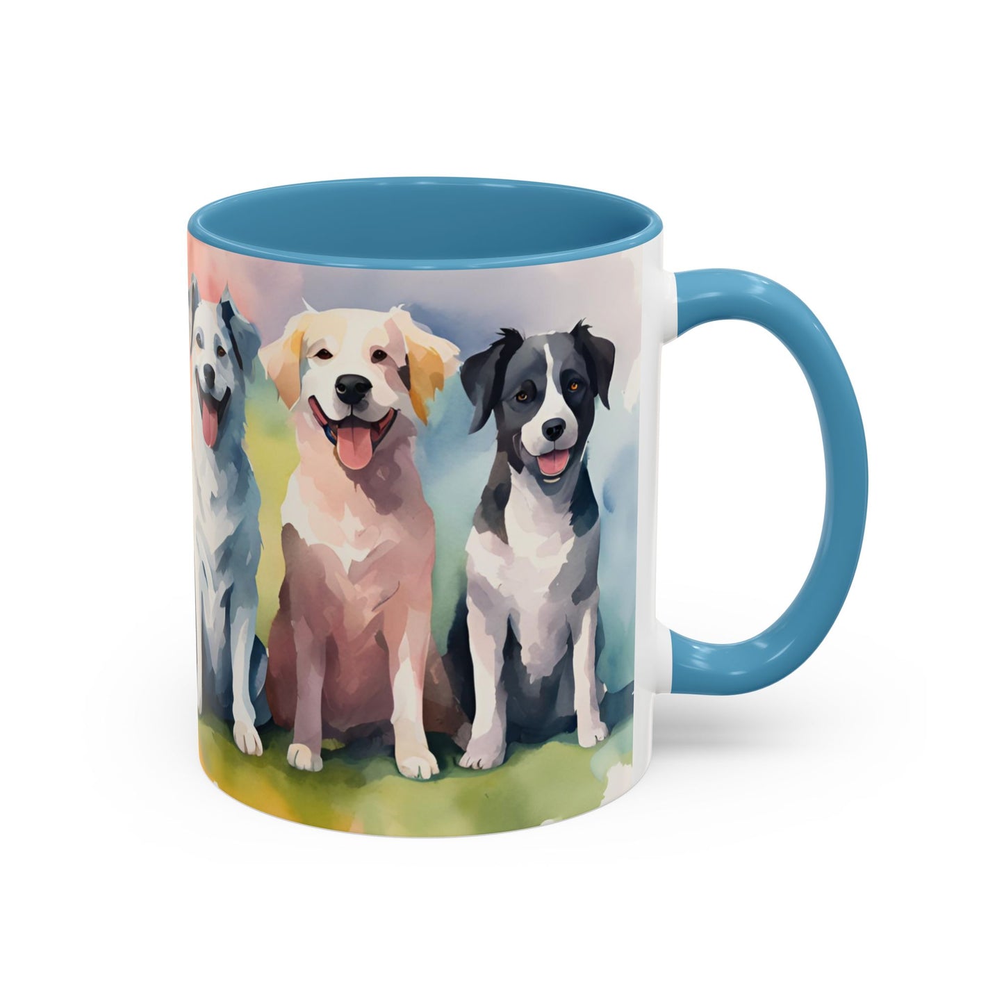 Multicoloured Doggies 08 Accent Mug 11oz