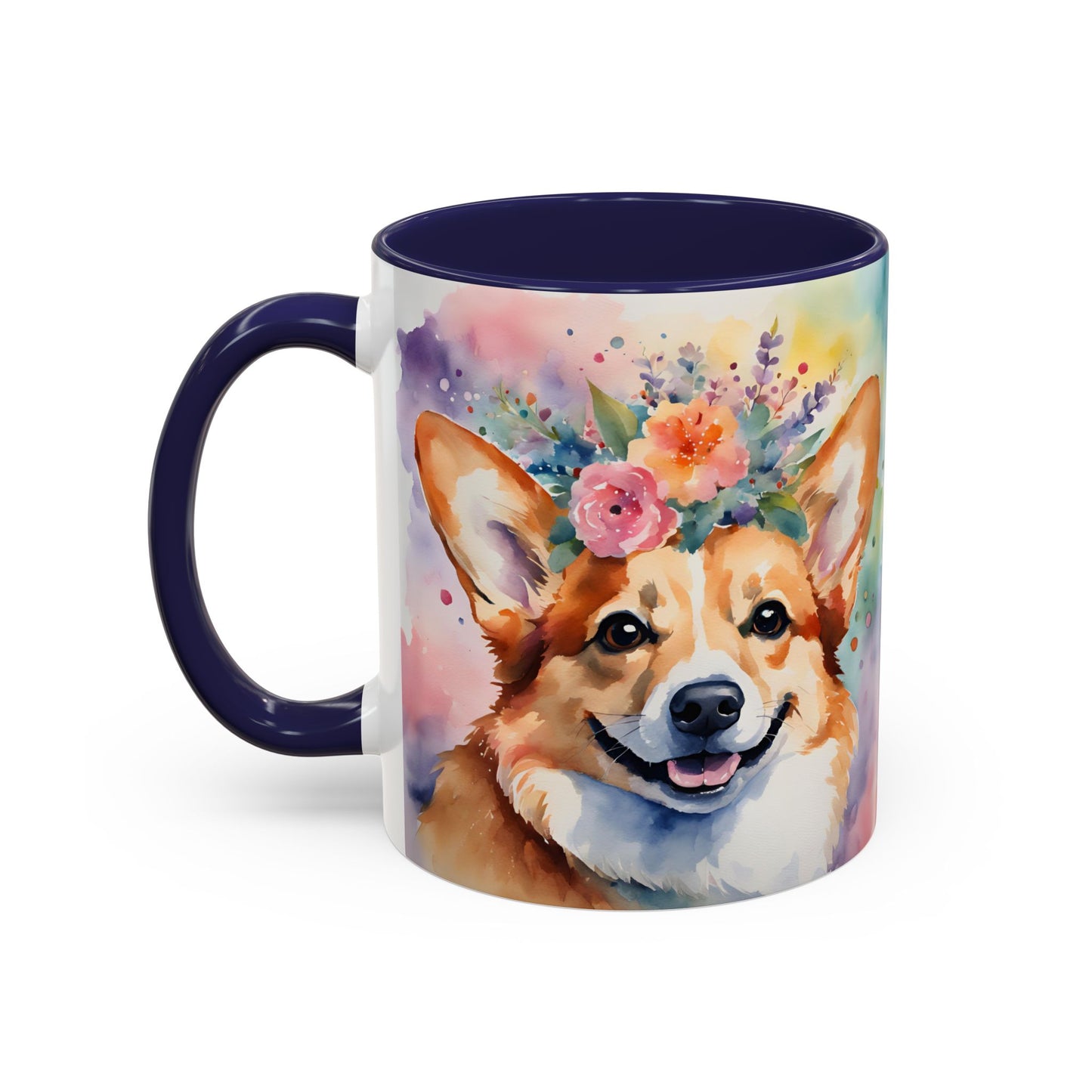 Corgi 04 Accent Coffee Mug - Dog Lover Gift