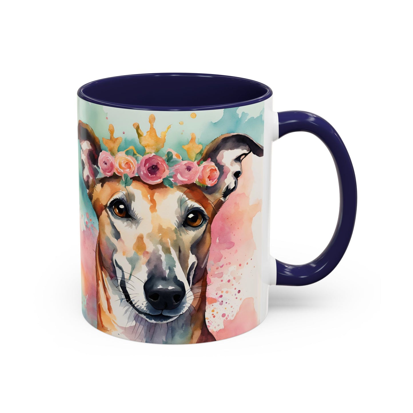 Greyhound 04 Accent Coffee Mug - Dog Lover Gift