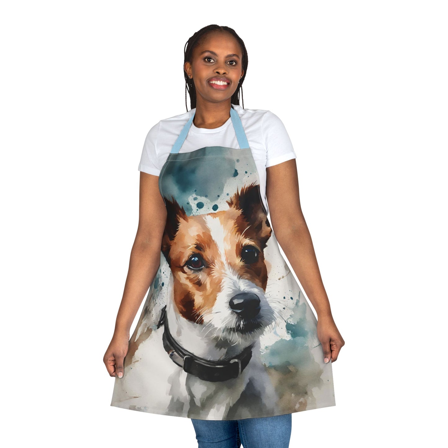 Jack Russell 01 Adult Apron (AOP)