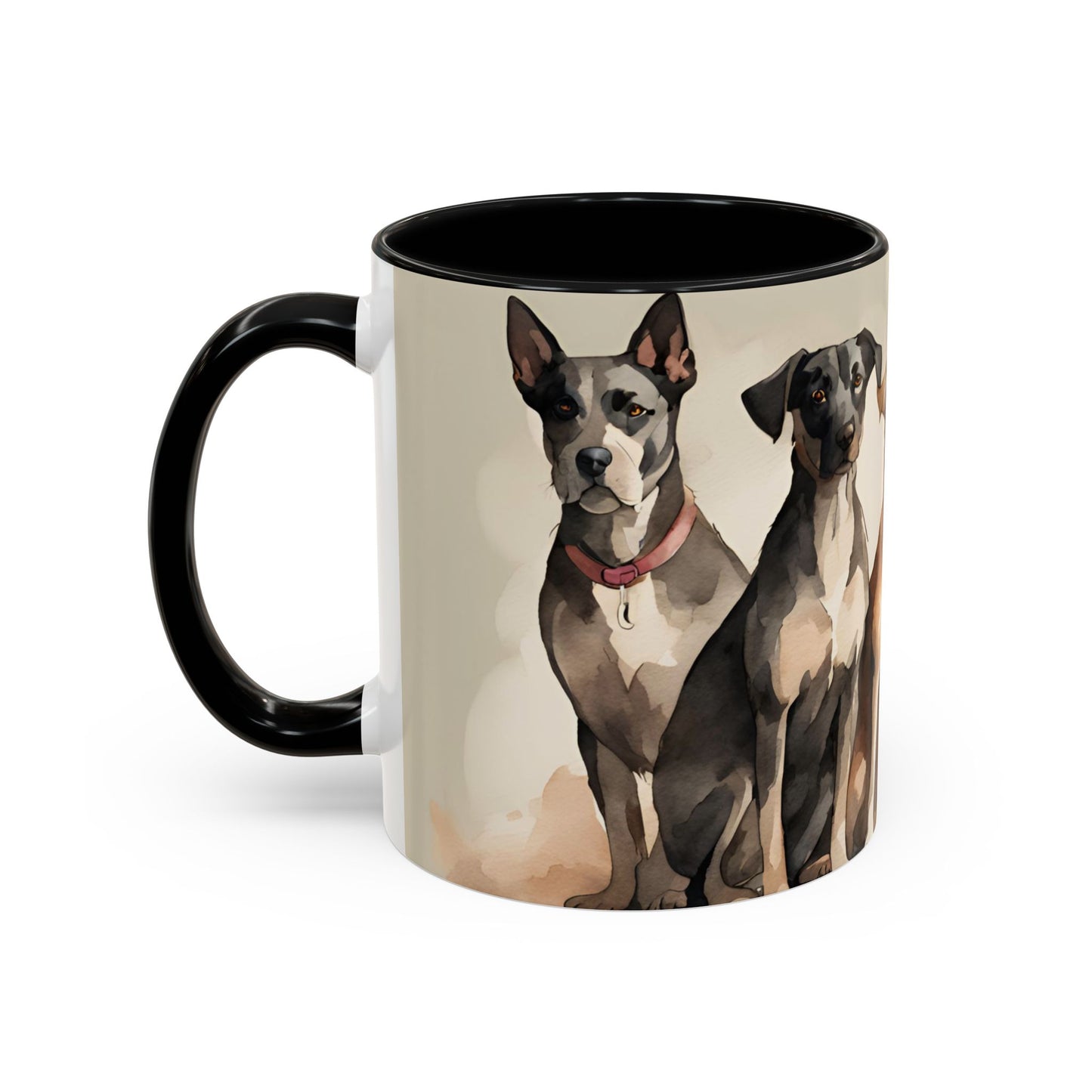 Doggies in a Row 04 Accent Mug 11oz