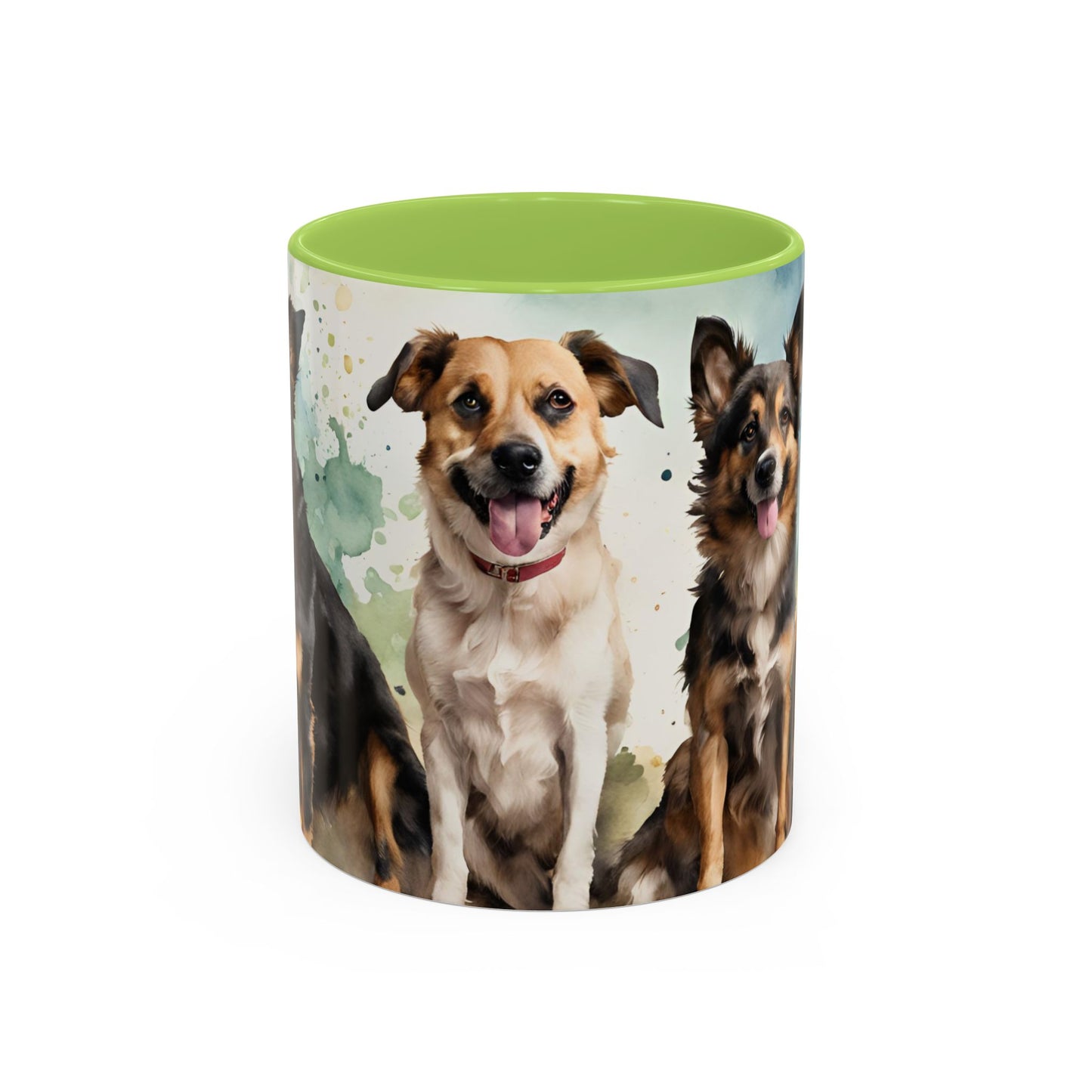 Multicoloured Doggies 06 Accent Mug 11oz