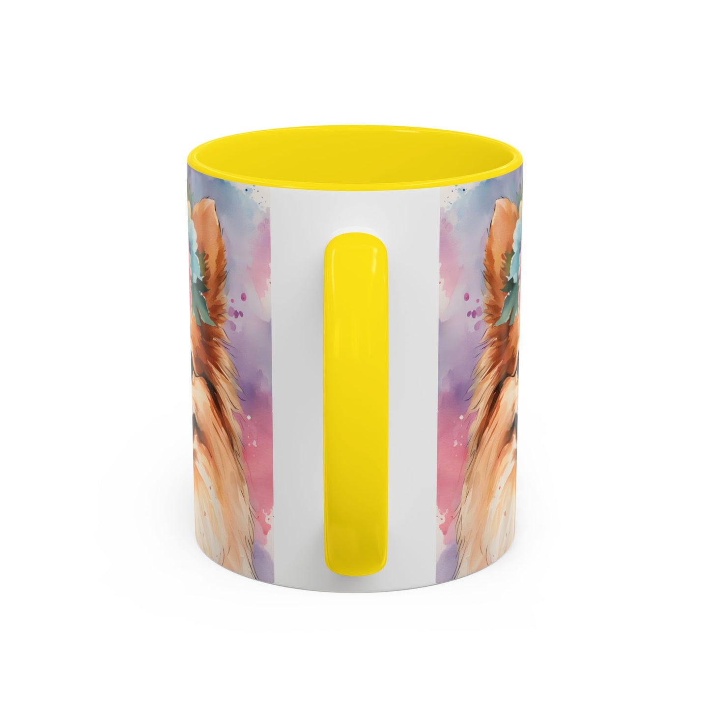 Pomeranian 01 Accent Coffee Mug - Dog Lover Gift