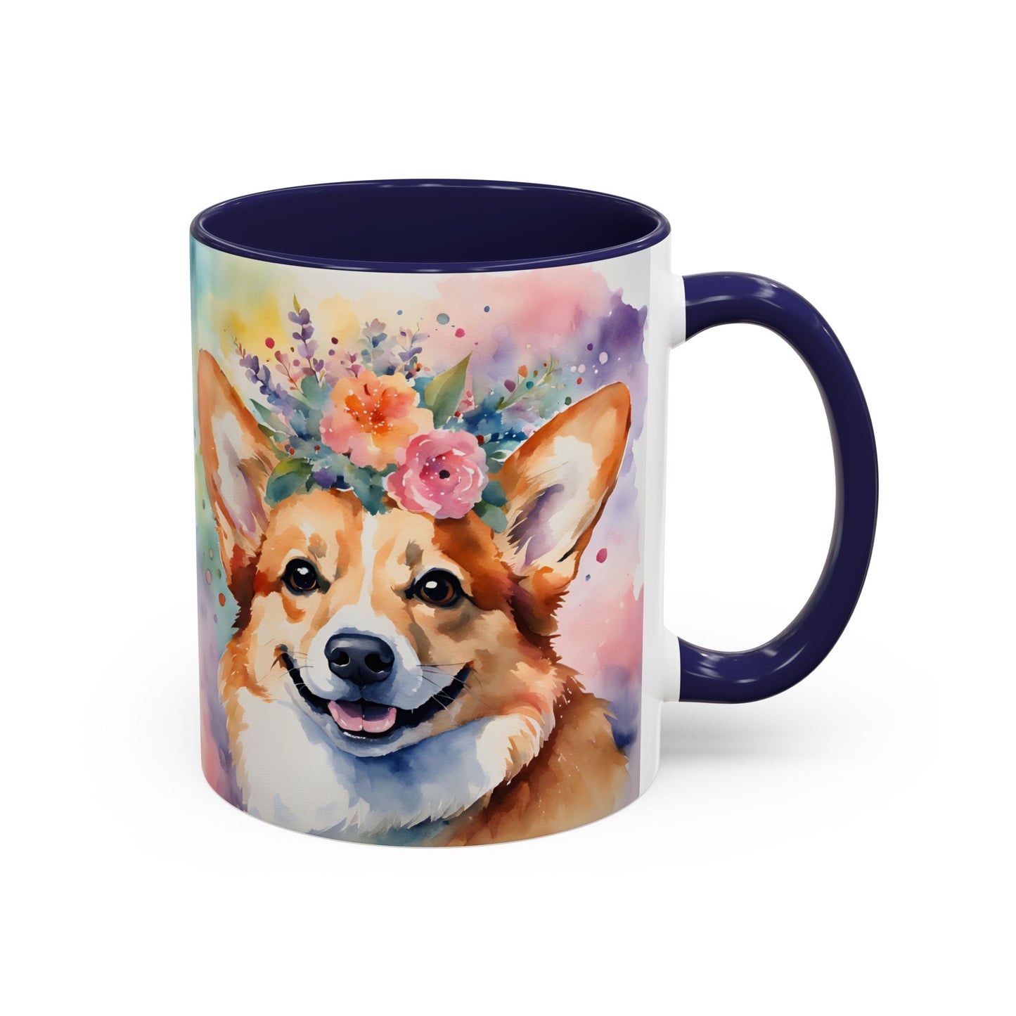 Corgi 04 Accent Coffee Mug - Dog Lover Gift