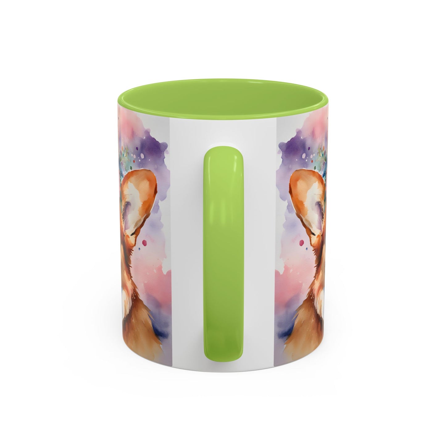 Corgi 04 Accent Coffee Mug - Dog Lover Gift