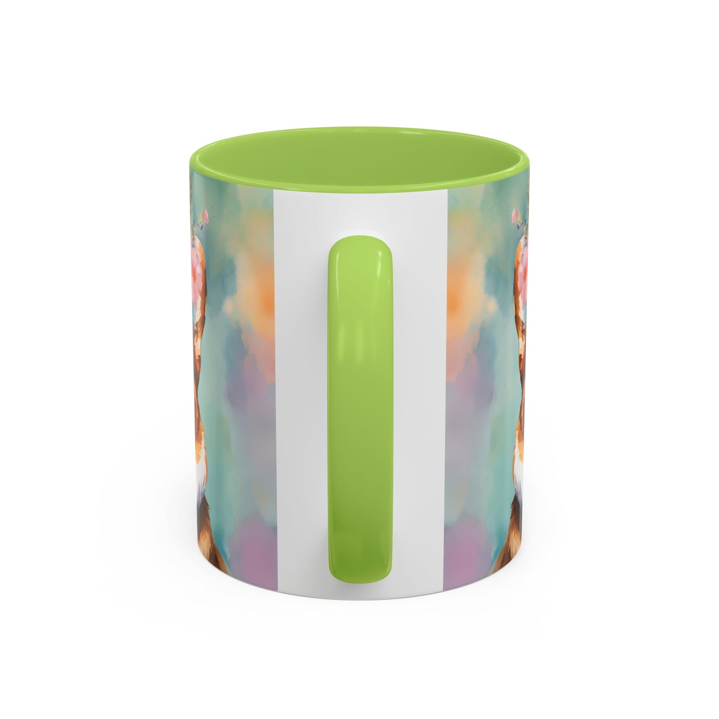 Corgi 01 Accent Coffee Mug - Dog Lover Gift